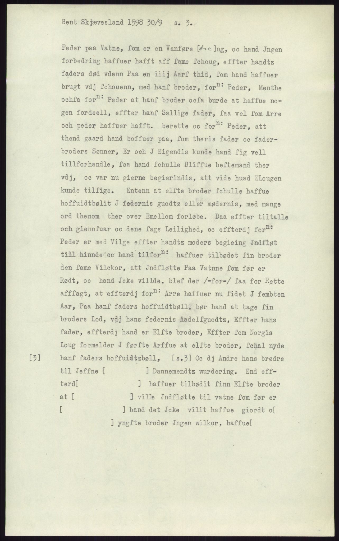 Samlinger til kildeutgivelse, Diplomavskriftsamlingen, AV/RA-EA-4053/H/Ha, p. 2797