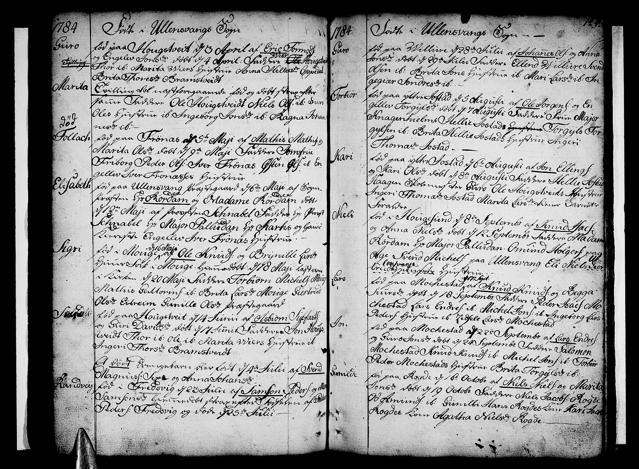 Ullensvang sokneprestembete, AV/SAB-A-78701/H/Haa: Parish register (official) no. A 6 /1, 1758-1788, p. 144