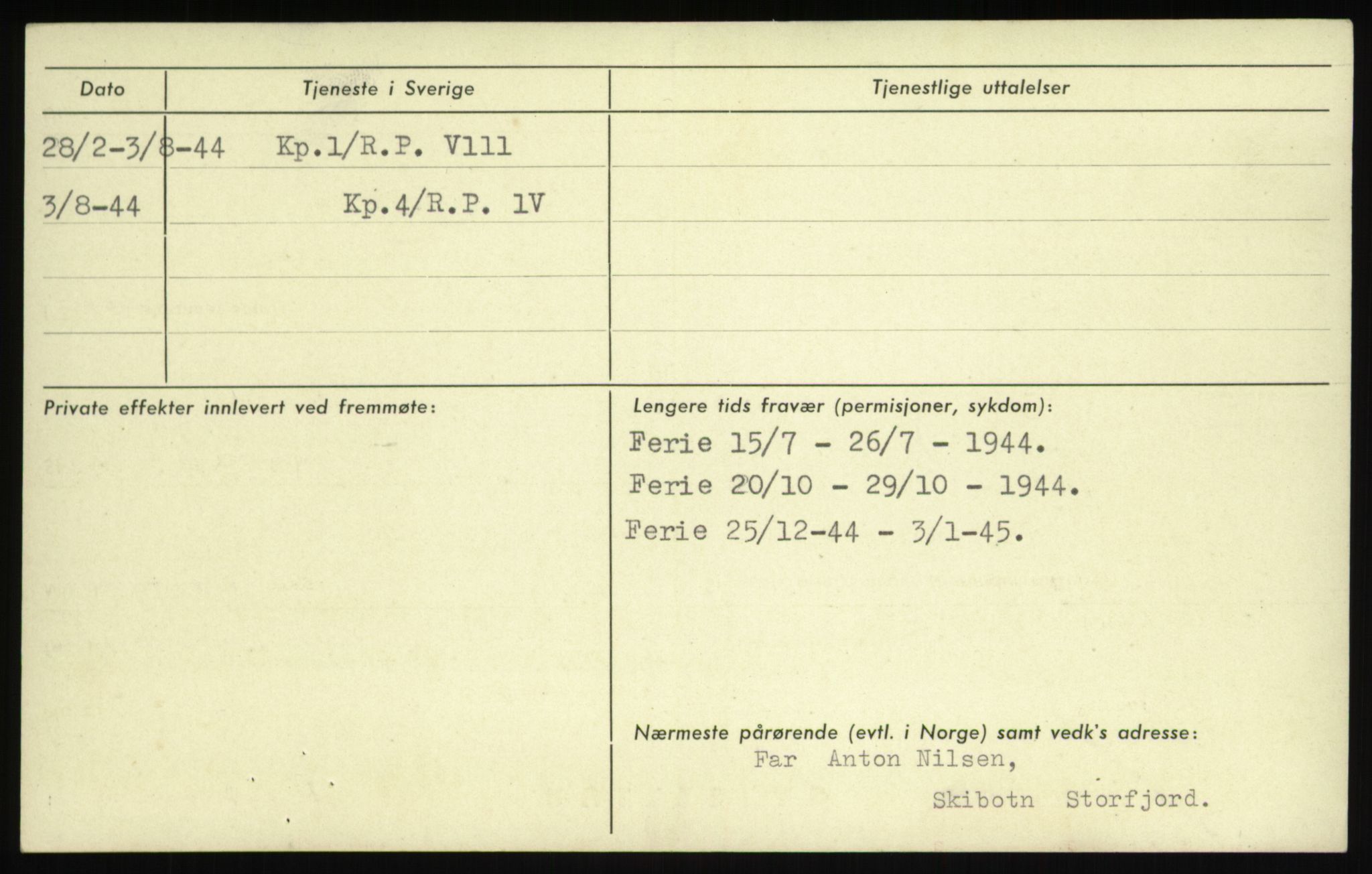 Forsvaret, Troms infanteriregiment nr. 16, AV/RA-RAFA-3146/P/Pa/L0021: Rulleblad for regimentets menige mannskaper, årsklasse 1937, 1937, p. 826