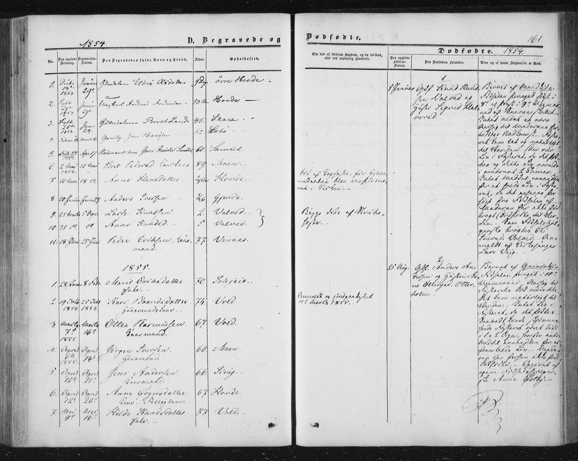 Ministerialprotokoller, klokkerbøker og fødselsregistre - Møre og Romsdal, SAT/A-1454/543/L0562: Parish register (official) no. 543A02, 1854-1884, p. 161