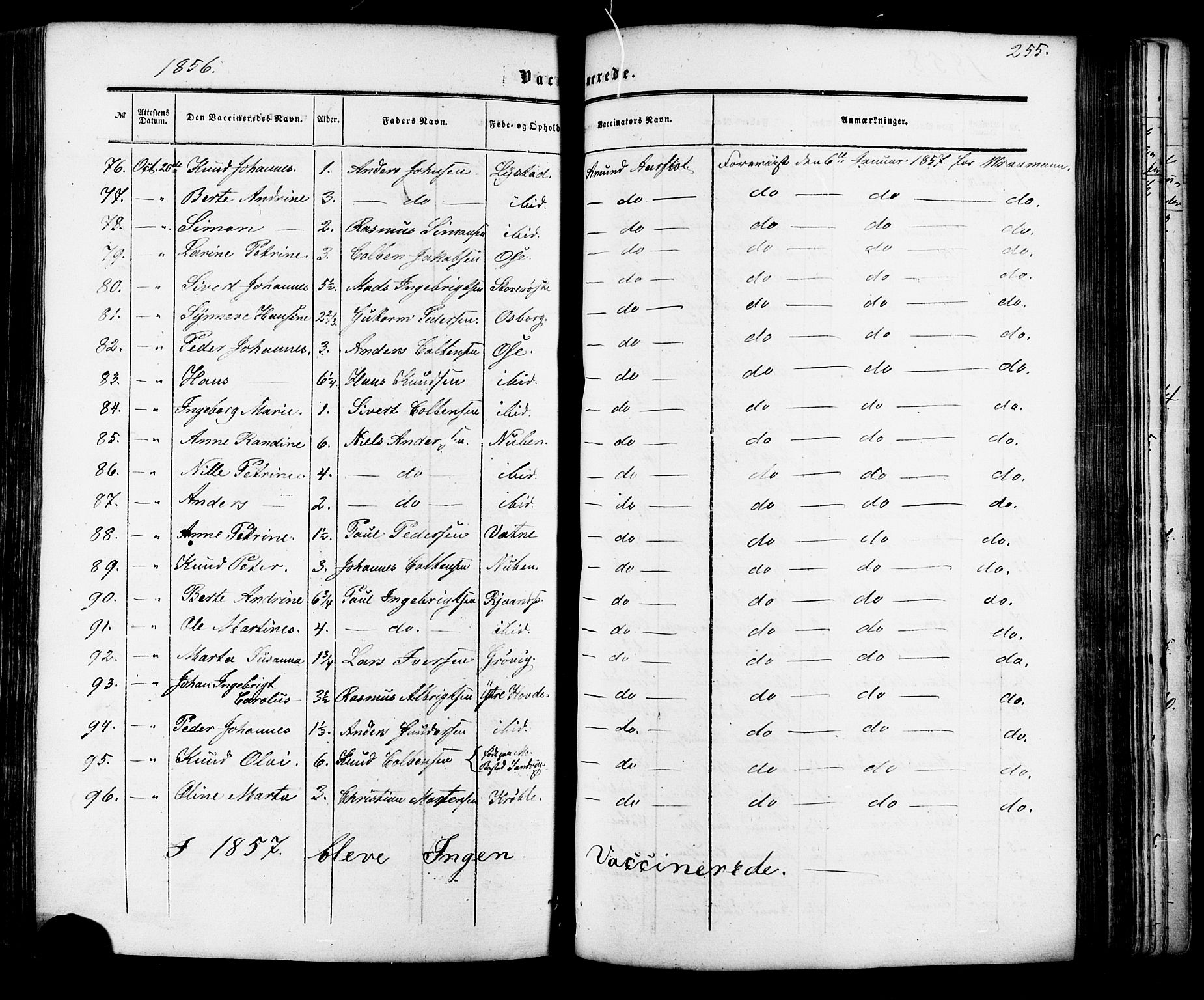 Ministerialprotokoller, klokkerbøker og fødselsregistre - Møre og Romsdal, AV/SAT-A-1454/513/L0175: Parish register (official) no. 513A02, 1856-1877, p. 255