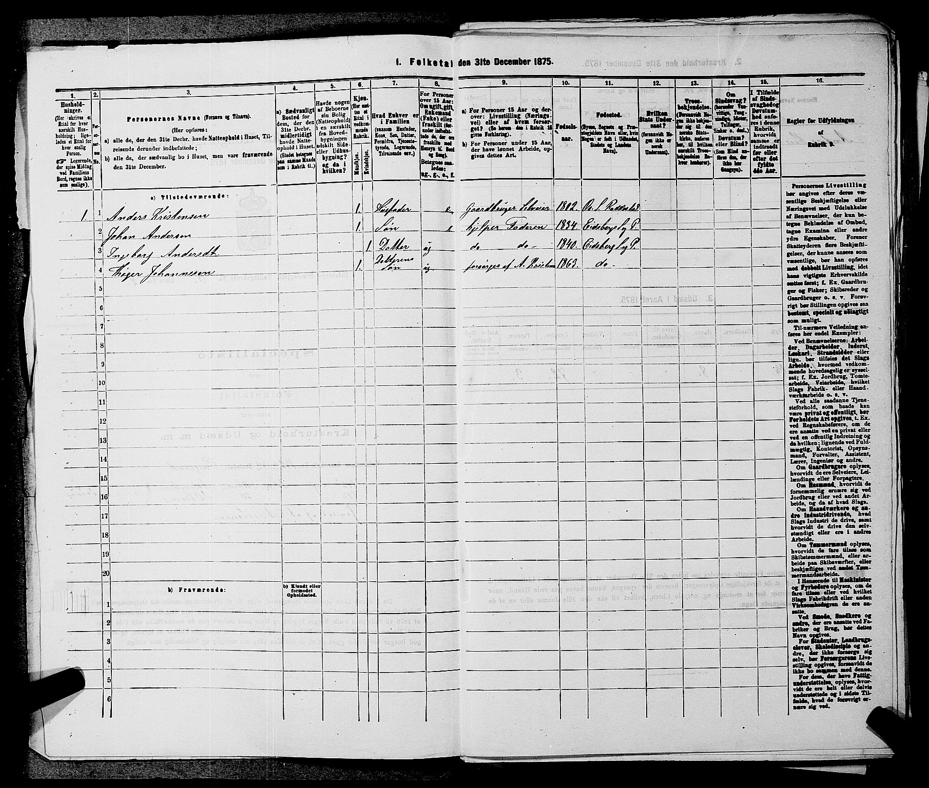 RA, 1875 census for 0125P Eidsberg, 1875, p. 903