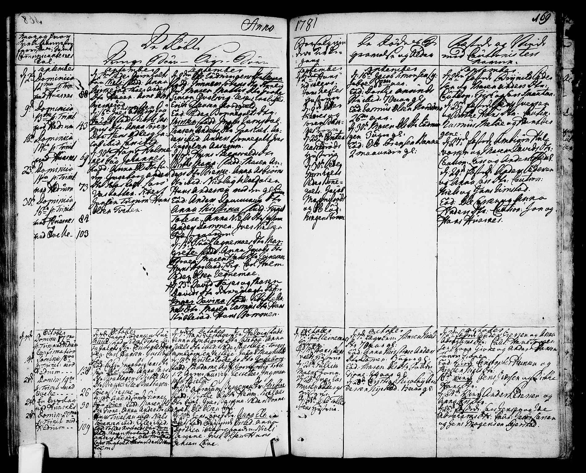 Hedrum kirkebøker, AV/SAKO-A-344/F/Fa/L0001: Parish register (official) no. I 1, 1751-1785, p. 169