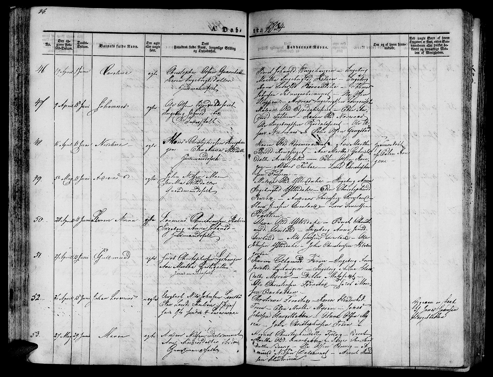 Ministerialprotokoller, klokkerbøker og fødselsregistre - Nord-Trøndelag, AV/SAT-A-1458/701/L0006: Parish register (official) no. 701A06, 1825-1841, p. 86