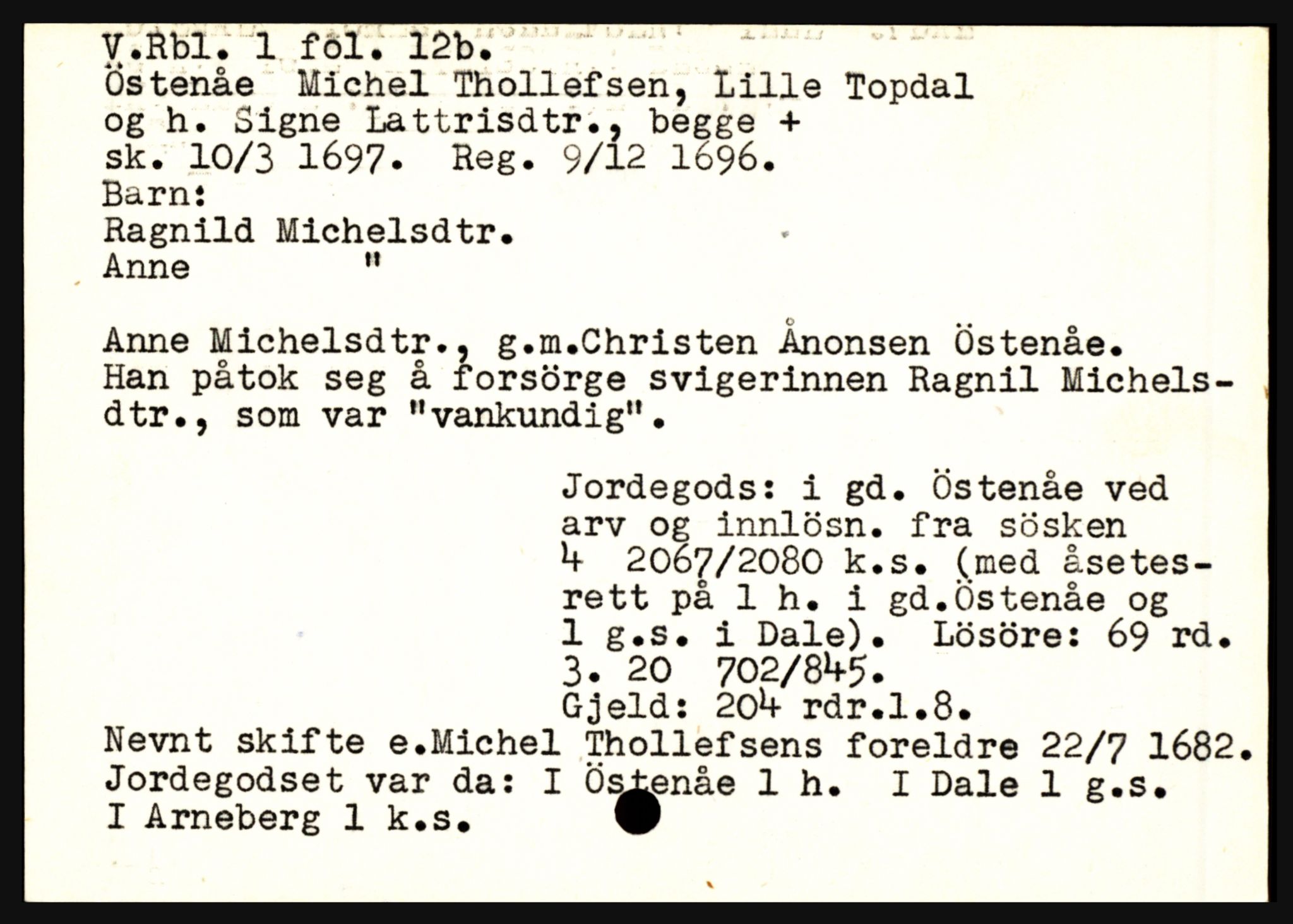 Setesdal sorenskriveri, AV/SAK-1221-0011/H, p. 12963