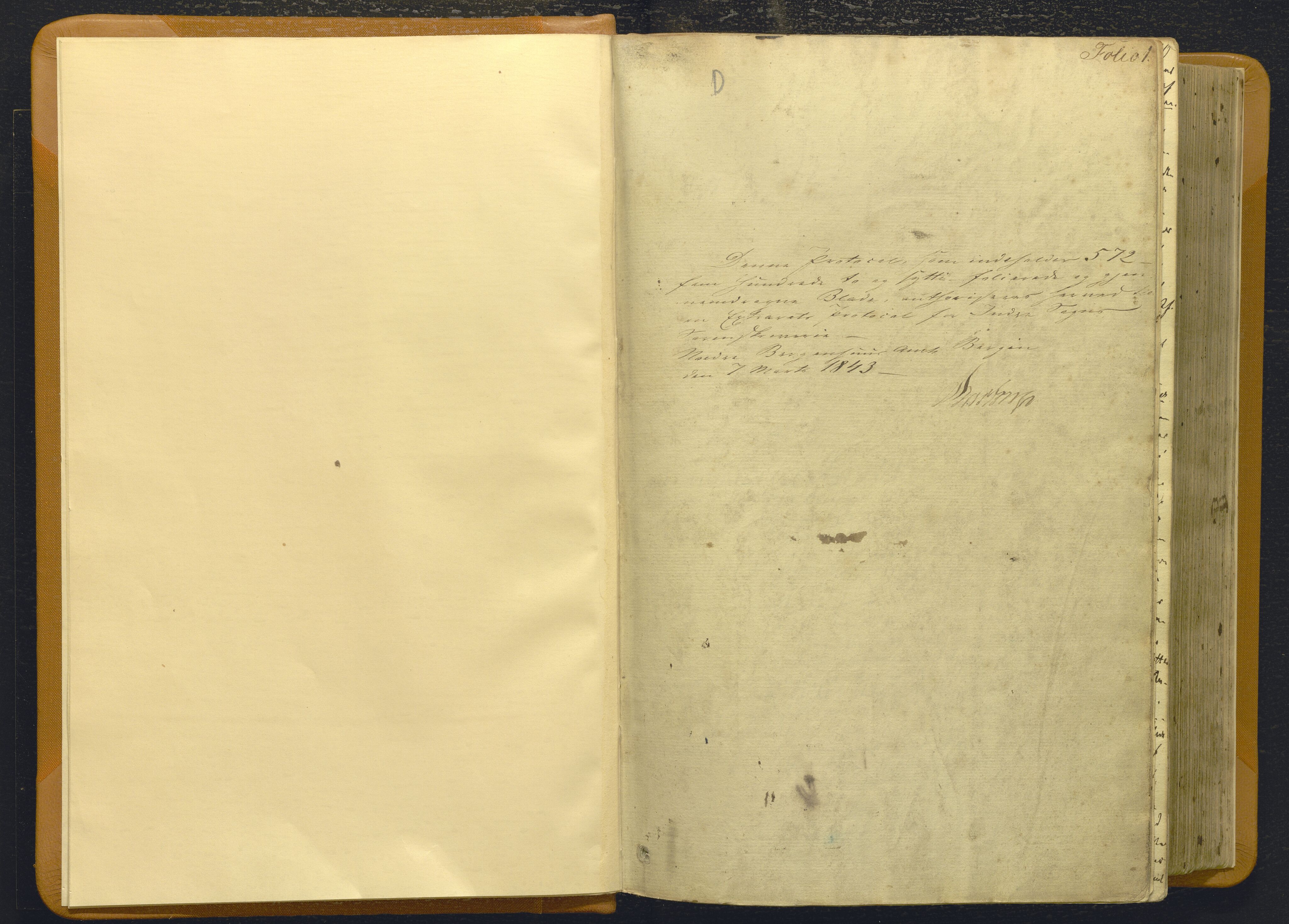 Indre Sogn tingrett, AV/SAB-A-3301/1/F/Fb/Fbc/L0007: Offentlege saker, Ba 7, 1843-1849, p. 1a