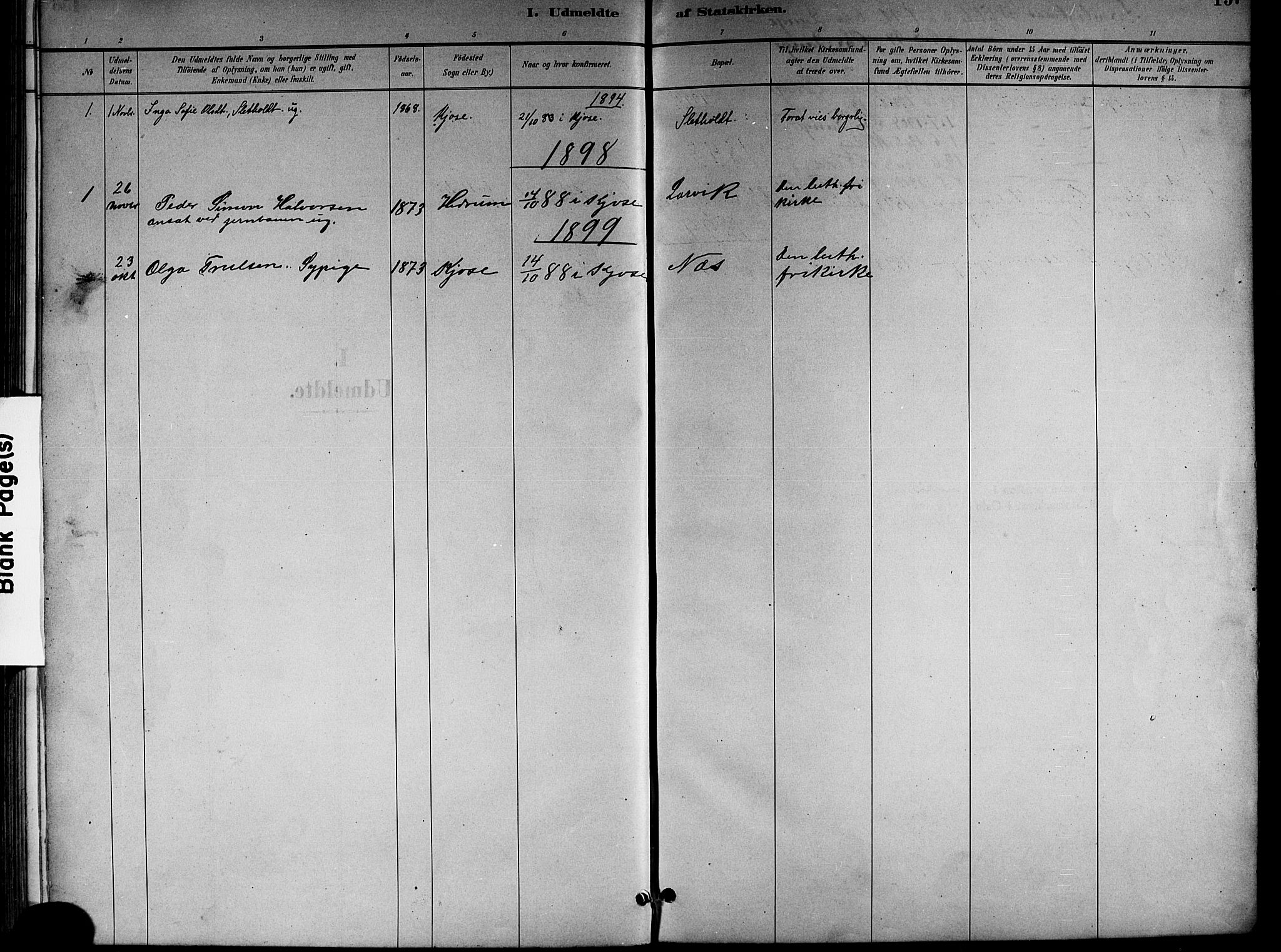 Brunlanes kirkebøker, AV/SAKO-A-342/G/Gc/L0002: Parish register (copy) no. III 2, 1891-1922, p. 157