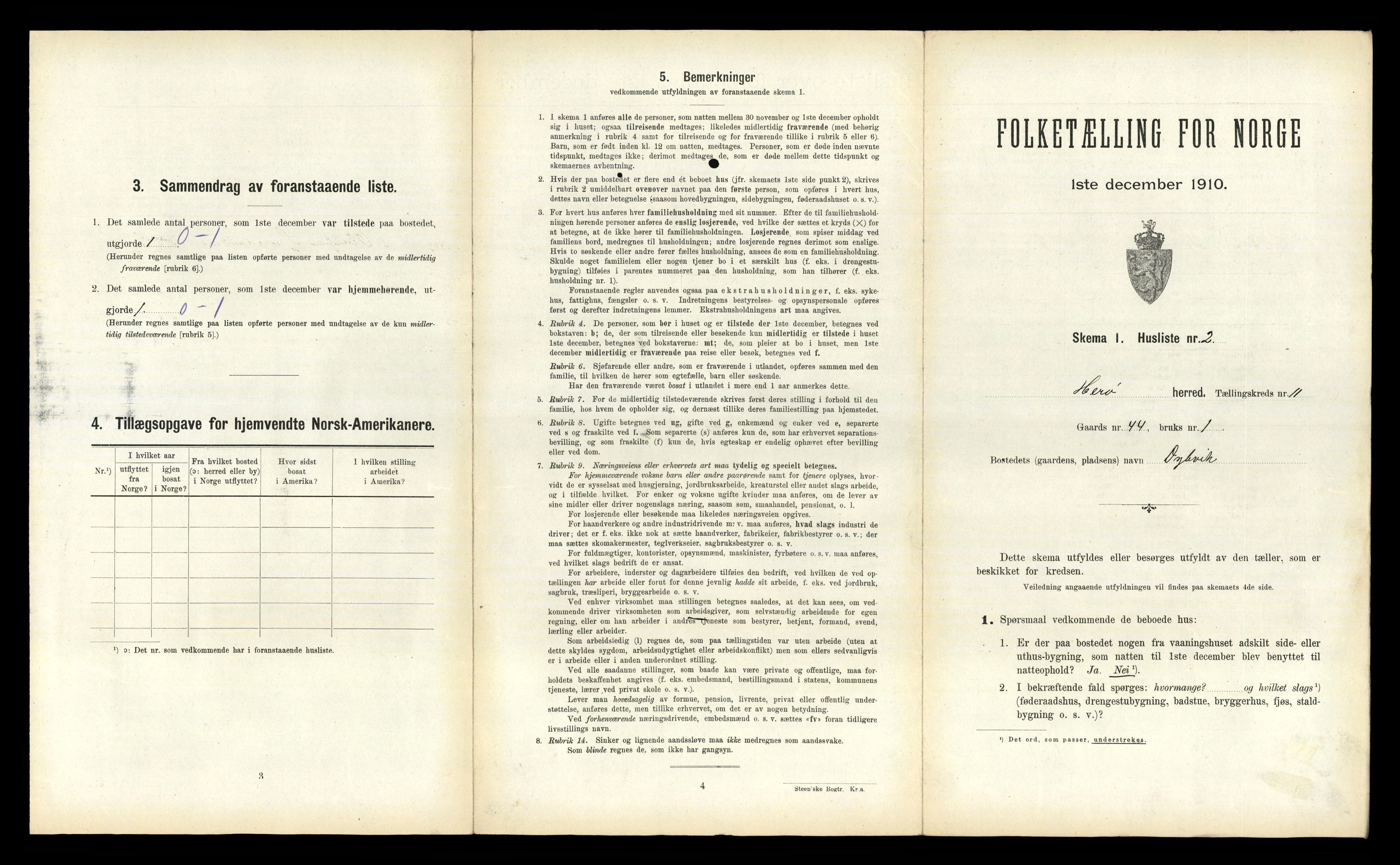 RA, 1910 census for Herøy, 1910, p. 898