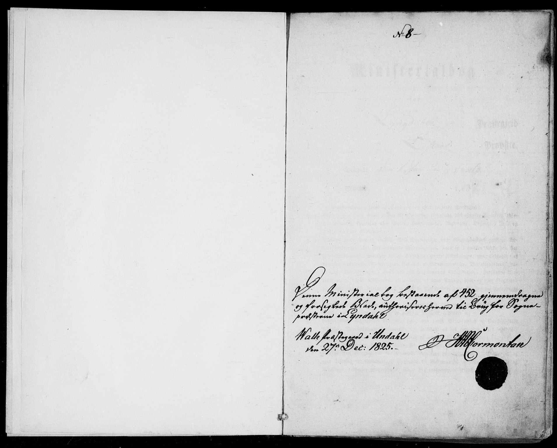 Lyngdal sokneprestkontor, AV/SAK-1111-0029/F/Fa/Fac/L0007: Parish register (official) no. A 7, 1825-1838