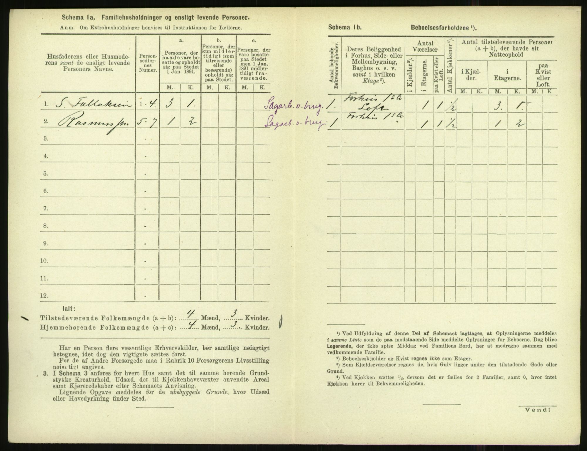 RA, 1891 census for 1002 Mandal, 1891, p. 1232