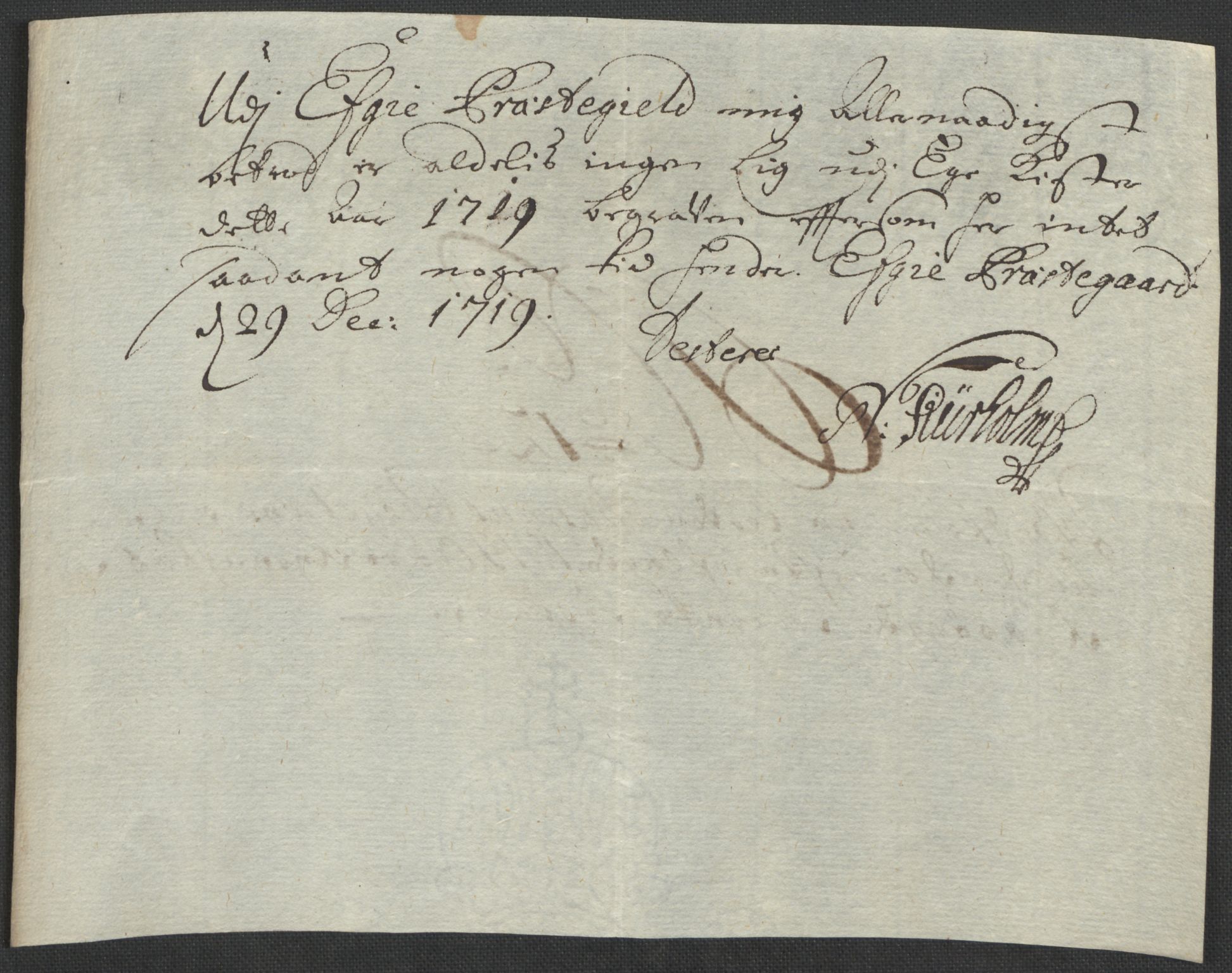 Rentekammeret inntil 1814, Reviderte regnskaper, Fogderegnskap, AV/RA-EA-4092/R40/L2453: Fogderegnskap Råbyggelag, 1718-1719, p. 364