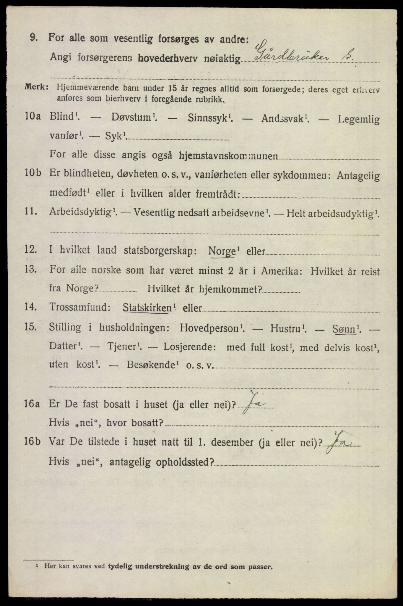 SAKO, 1920 census for Våle, 1920, p. 6171