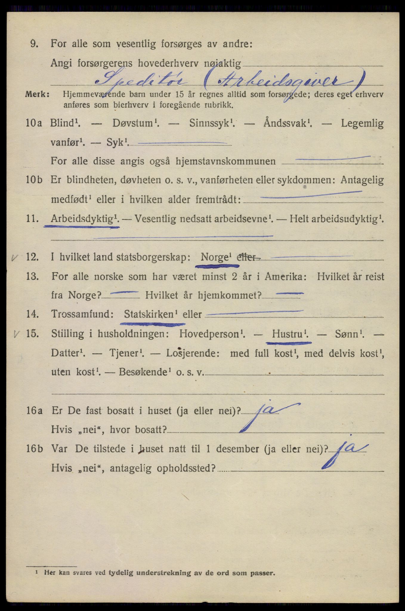 SAO, 1920 census for Kristiania, 1920, p. 294030