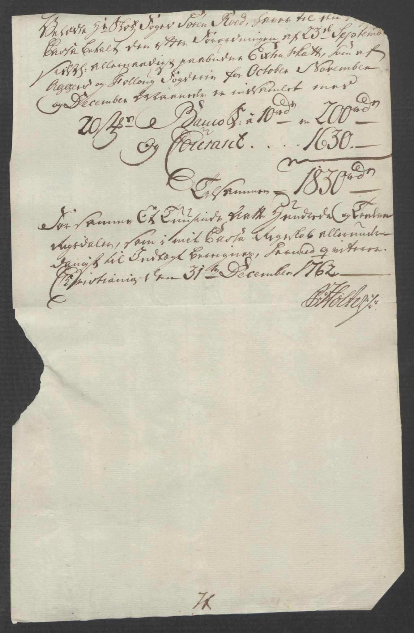 Rentekammeret inntil 1814, Reviderte regnskaper, Fogderegnskap, AV/RA-EA-4092/R10/L0560: Ekstraskatten Aker og Follo, 1763, p. 226