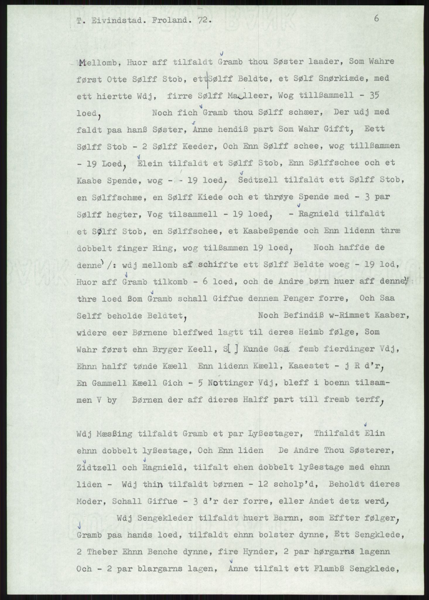 Samlinger til kildeutgivelse, Diplomavskriftsamlingen, AV/RA-EA-4053/H/Ha, p. 1813