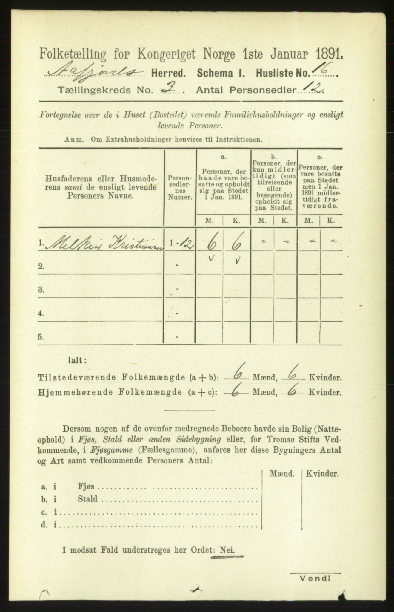 RA, 1891 census for 1630 Åfjord, 1891, p. 567