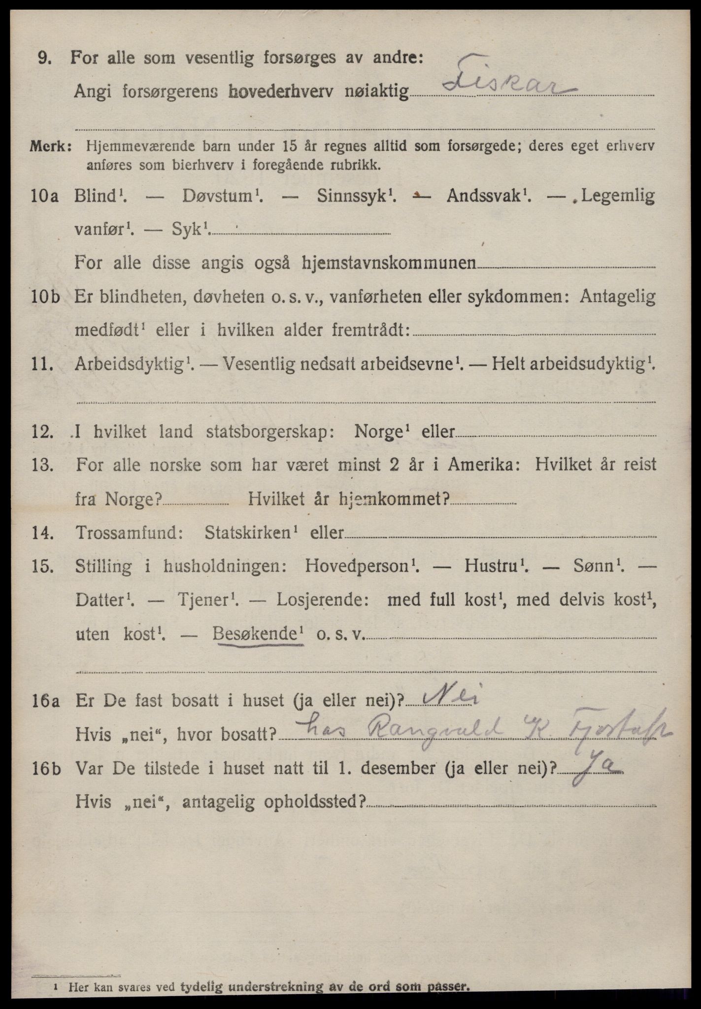 SAT, 1920 census for Haram, 1920, p. 7000