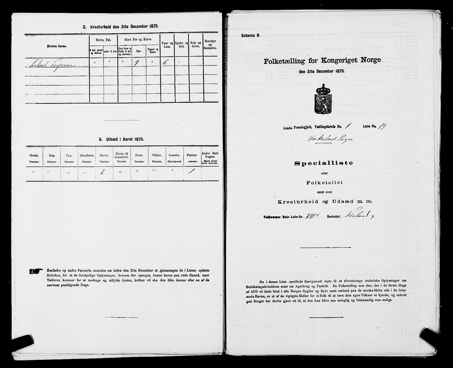 SAST, 1875 census for 1112P Lund, 1875, p. 624