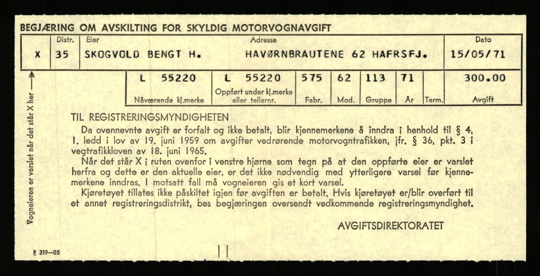 Stavanger trafikkstasjon, AV/SAST-A-101942/0/F/L0054: L-54200 - L-55699, 1930-1971, p. 2081