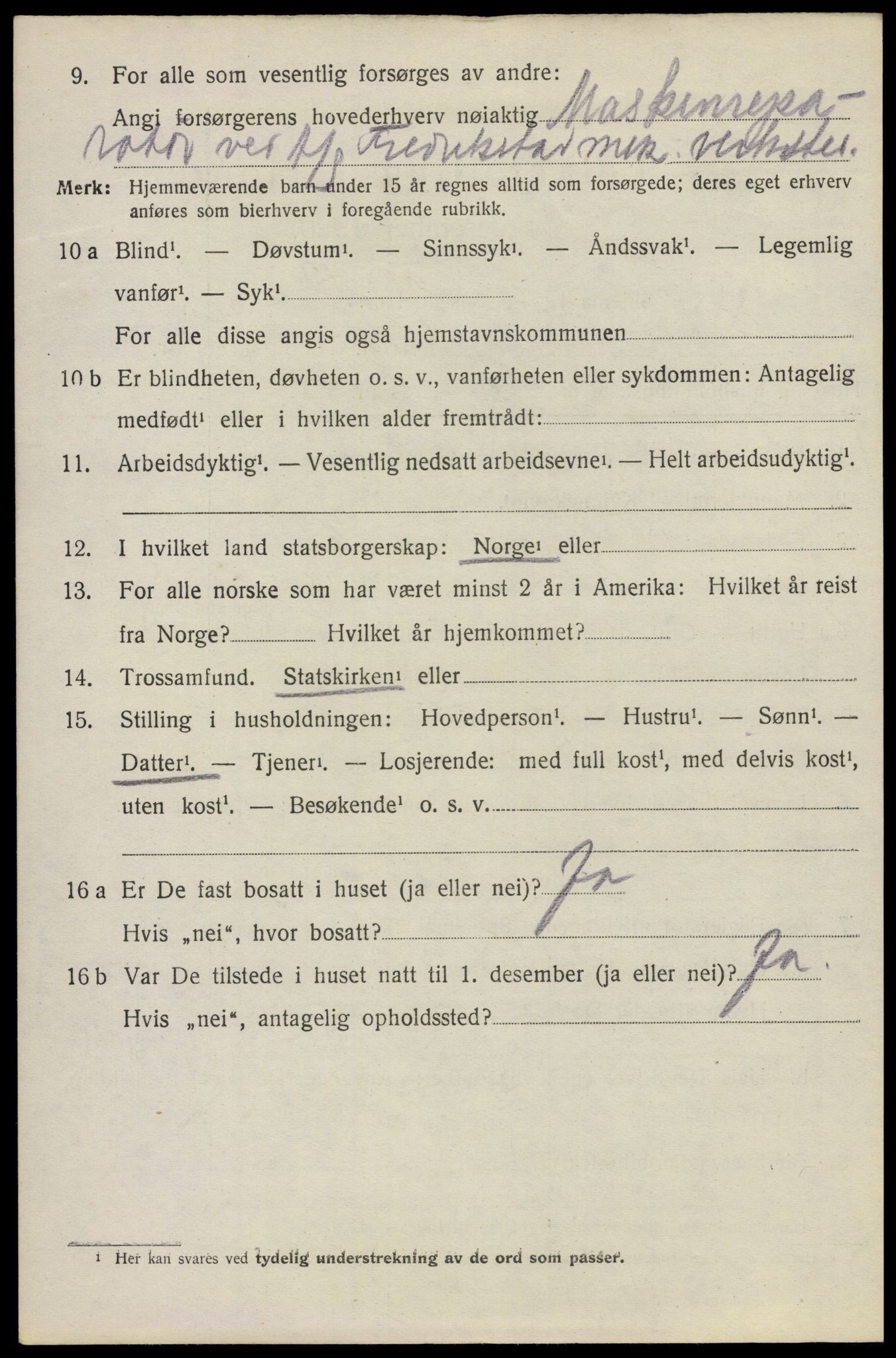 SAO, 1920 census for Kråkerøy, 1920, p. 2583