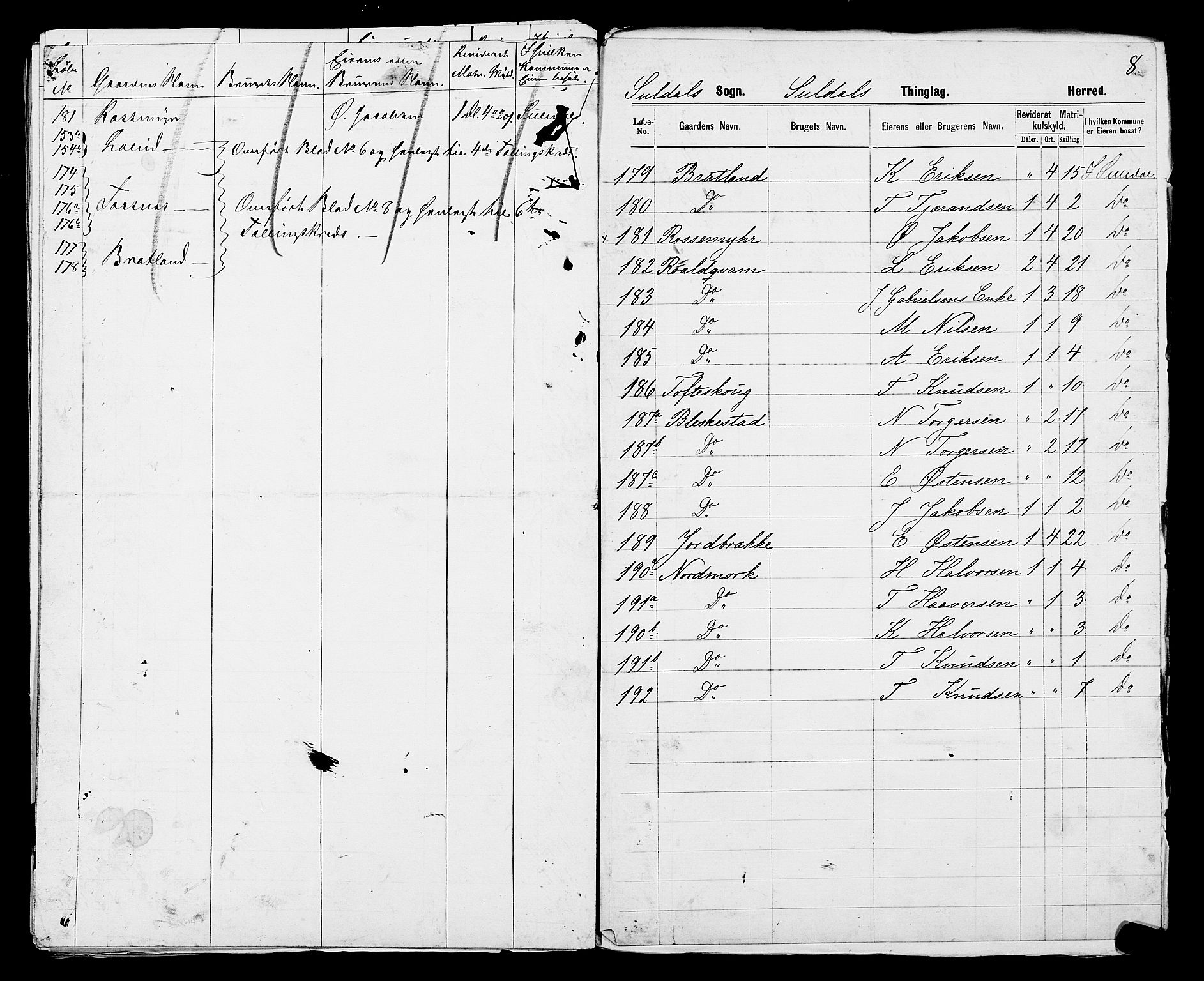 SAST, 1875 census for 1134P Suldal, 1875, p. 29