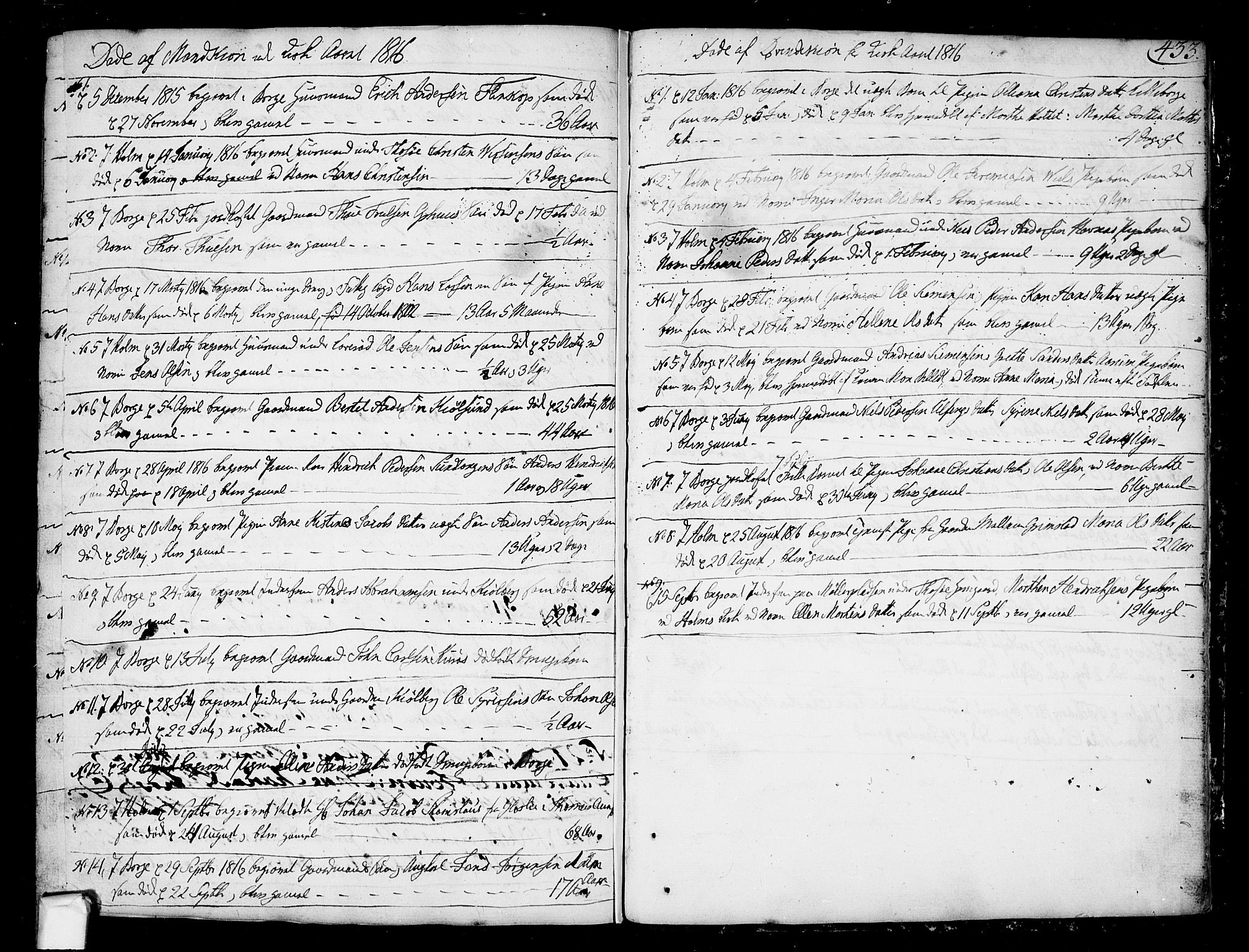 Borge prestekontor Kirkebøker, SAO/A-10903/F/Fa/L0002: Parish register (official) no. I 2, 1791-1817, p. 433