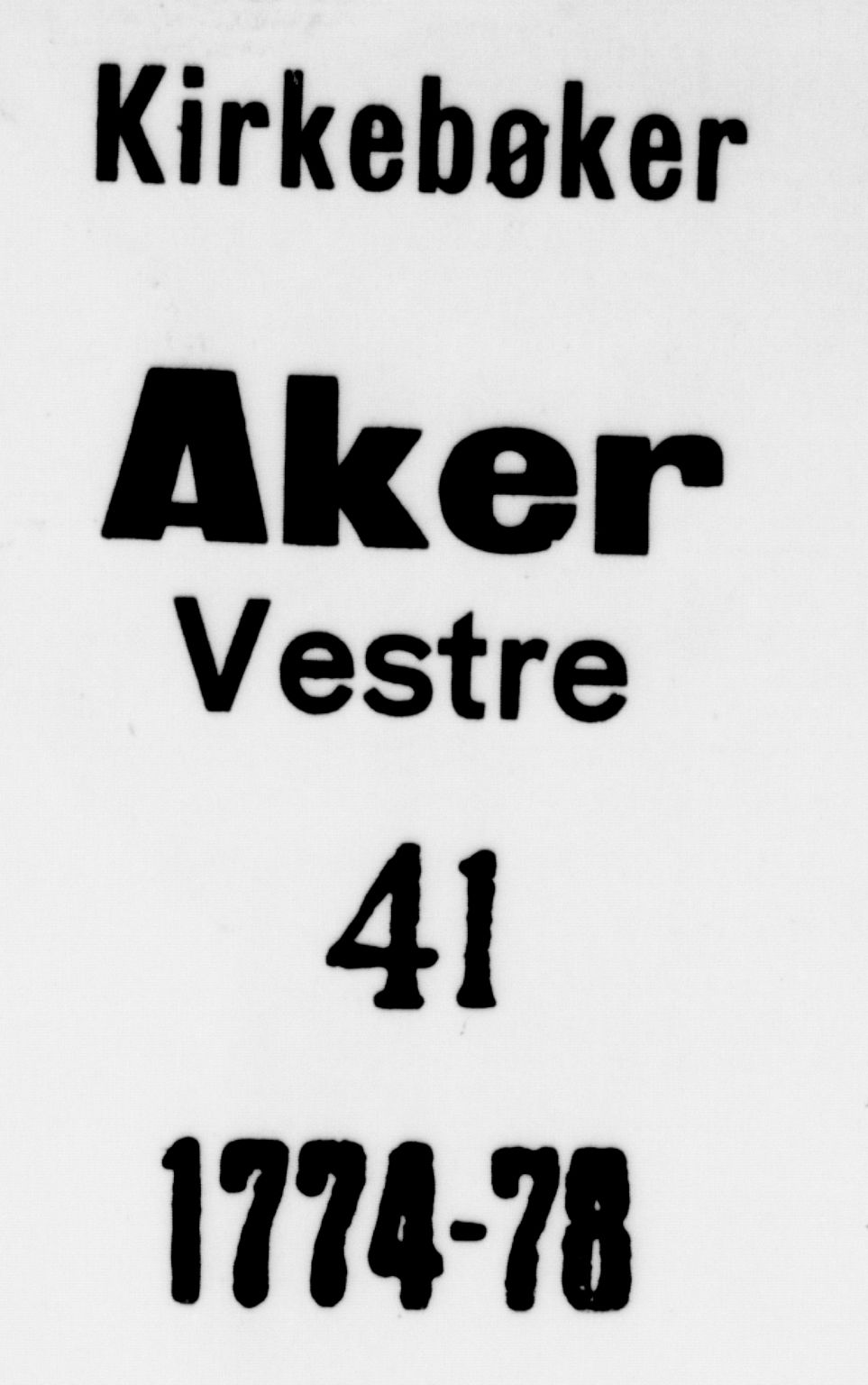 Aker prestekontor kirkebøker, SAO/A-10861/L/L0003: Best man's statements no. 3, 1774-1778