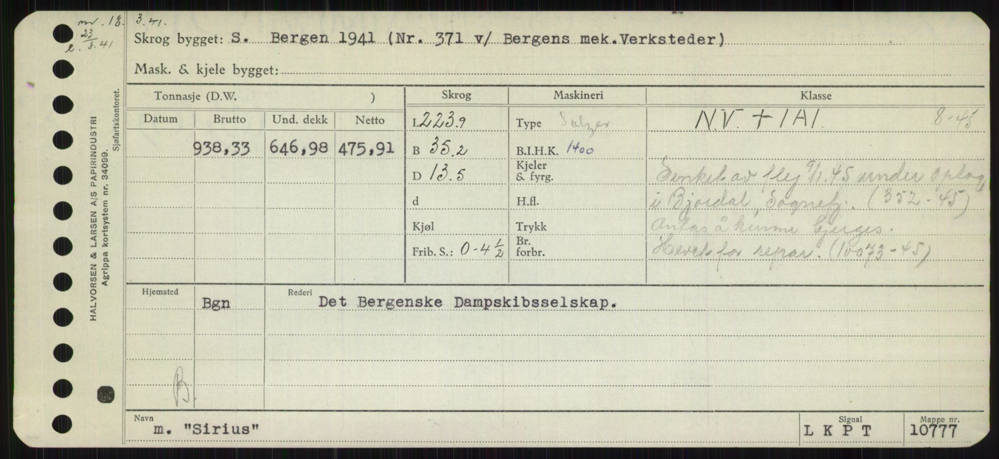 Sjøfartsdirektoratet med forløpere, Skipsmålingen, AV/RA-S-1627/H/Hb/L0004: Fartøy, O-S, p. 343