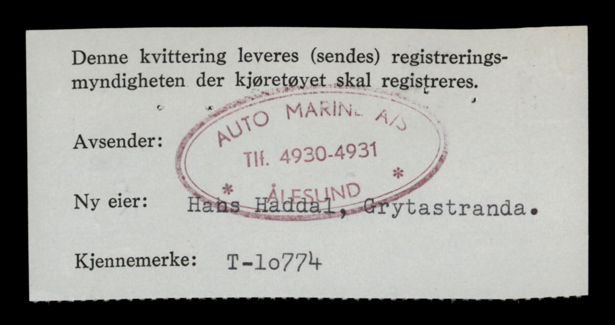 Møre og Romsdal vegkontor - Ålesund trafikkstasjon, AV/SAT-A-4099/F/Fe/L0023: Registreringskort for kjøretøy T 10695 - T 10809, 1927-1998, p. 2186