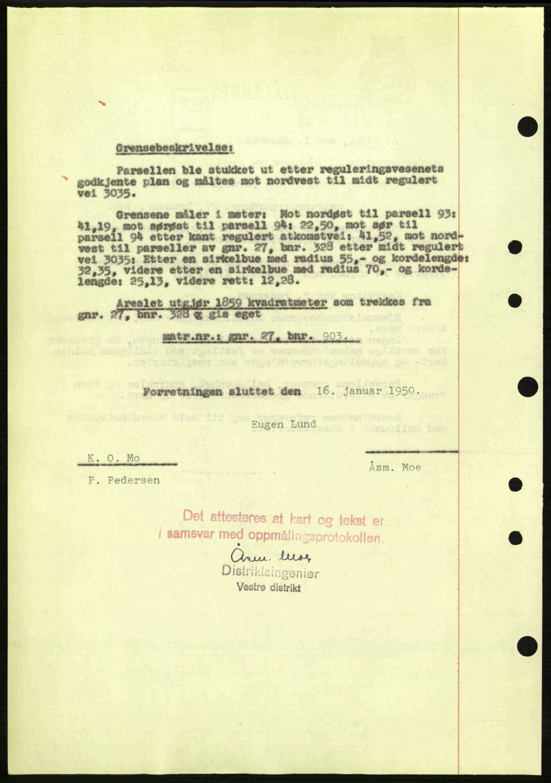 Oslo byskriverembete, AV/SAO-A-10227/G/Gb/Gbd/Gbda/L0017: Mortgage book no. A215, 1949-1950, Diary no: : 636/1950