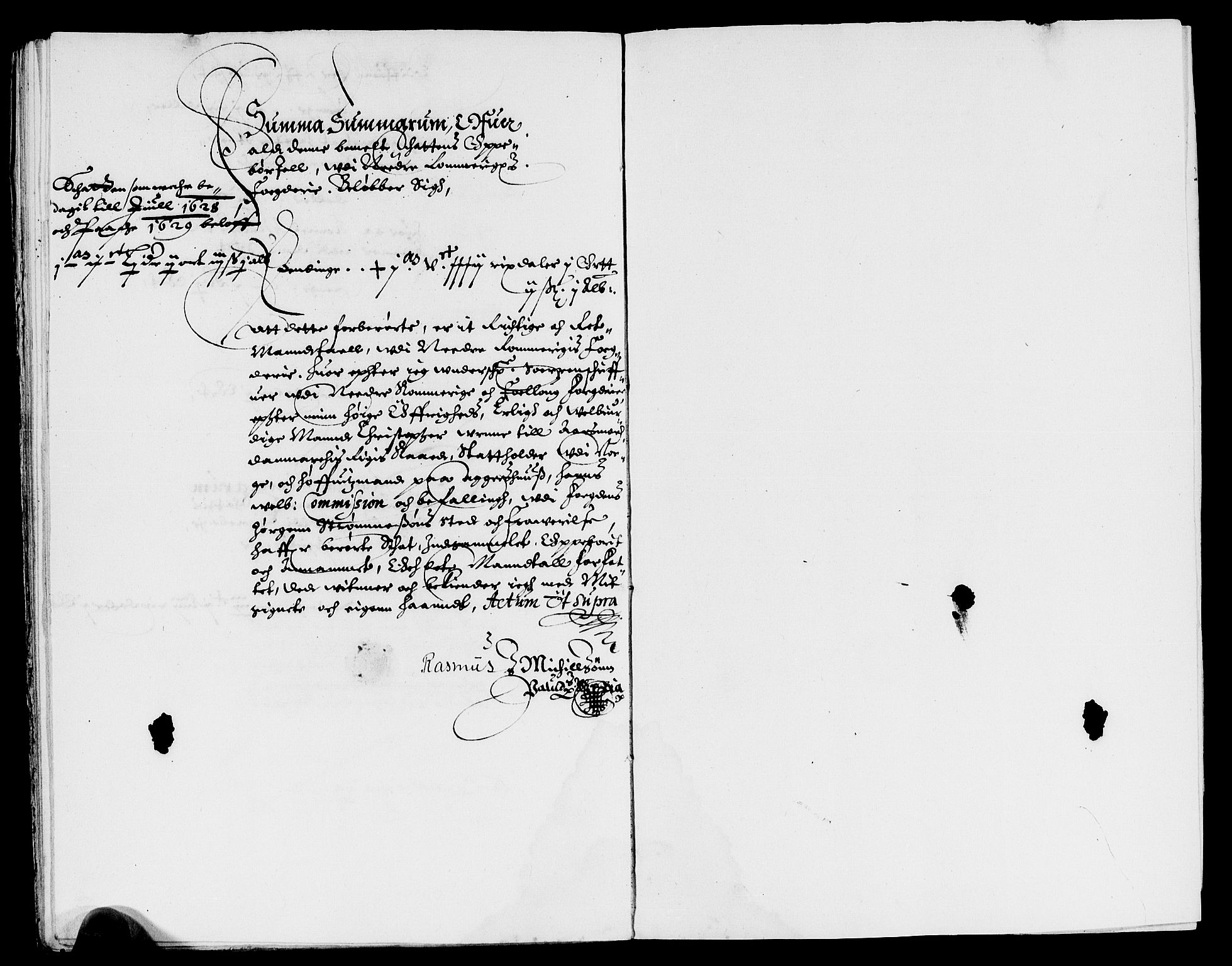 Rentekammeret inntil 1814, Reviderte regnskaper, Lensregnskaper, AV/RA-EA-5023/R/Rb/Rba/L0096: Akershus len, 1629-1630