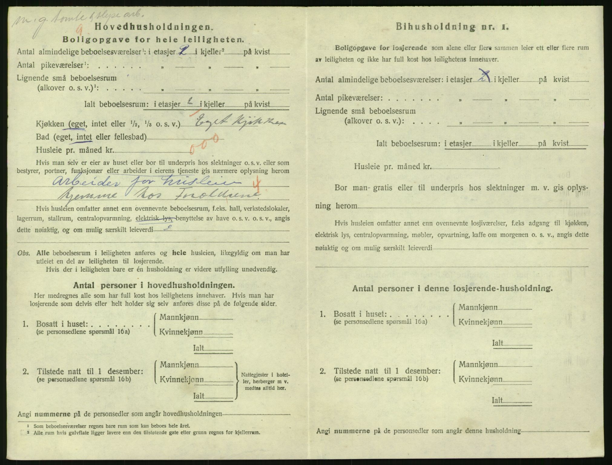 SAK, 1920 census for Risør, 1920, p. 2384