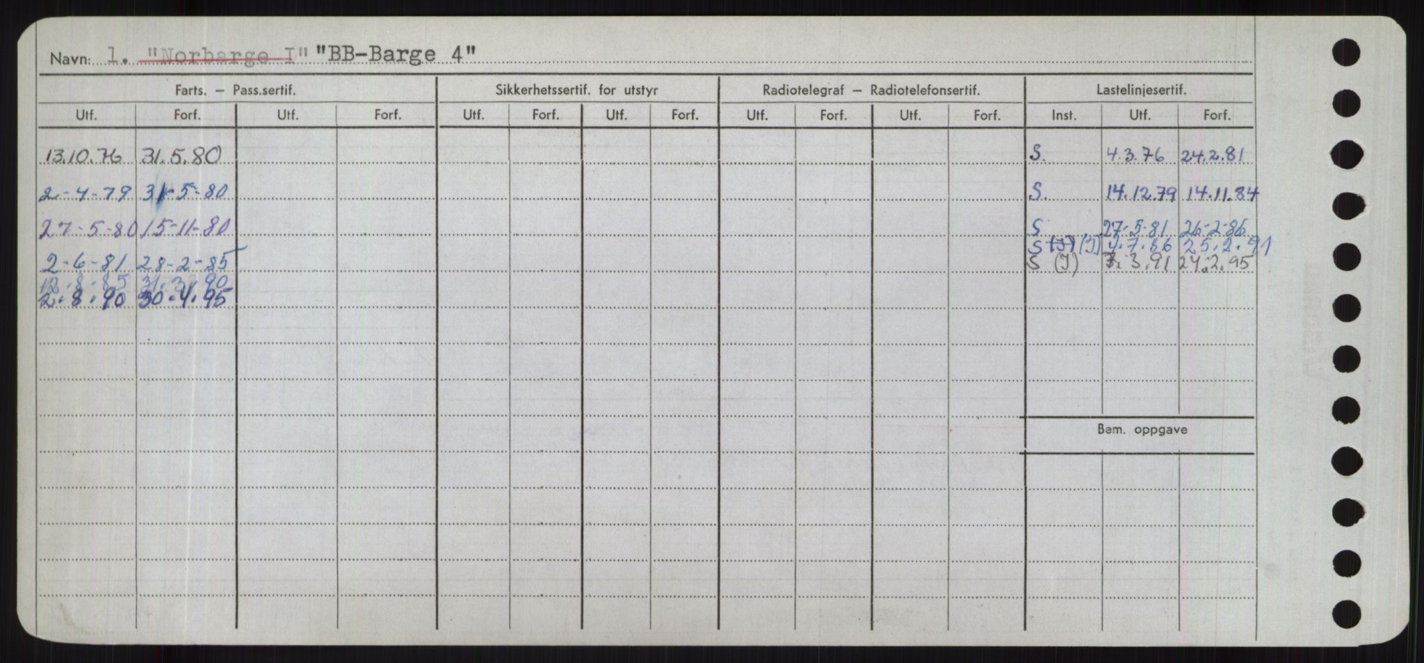 Sjøfartsdirektoratet med forløpere, Skipsmålingen, AV/RA-S-1627/H/Hd/L0003: Fartøy, B-Bev, p. 2