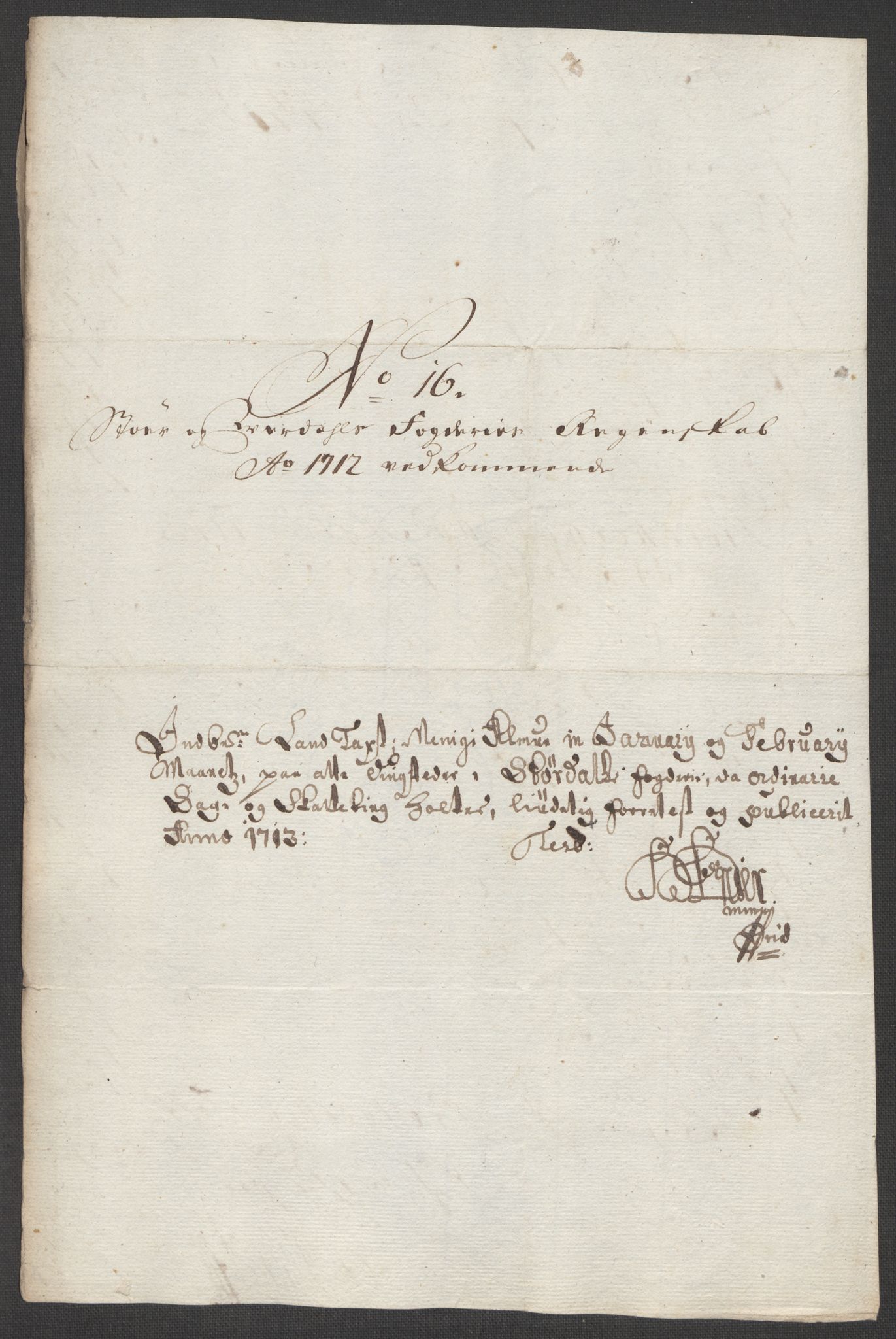 Rentekammeret inntil 1814, Reviderte regnskaper, Fogderegnskap, RA/EA-4092/R62/L4202: Fogderegnskap Stjørdal og Verdal, 1712, p. 208