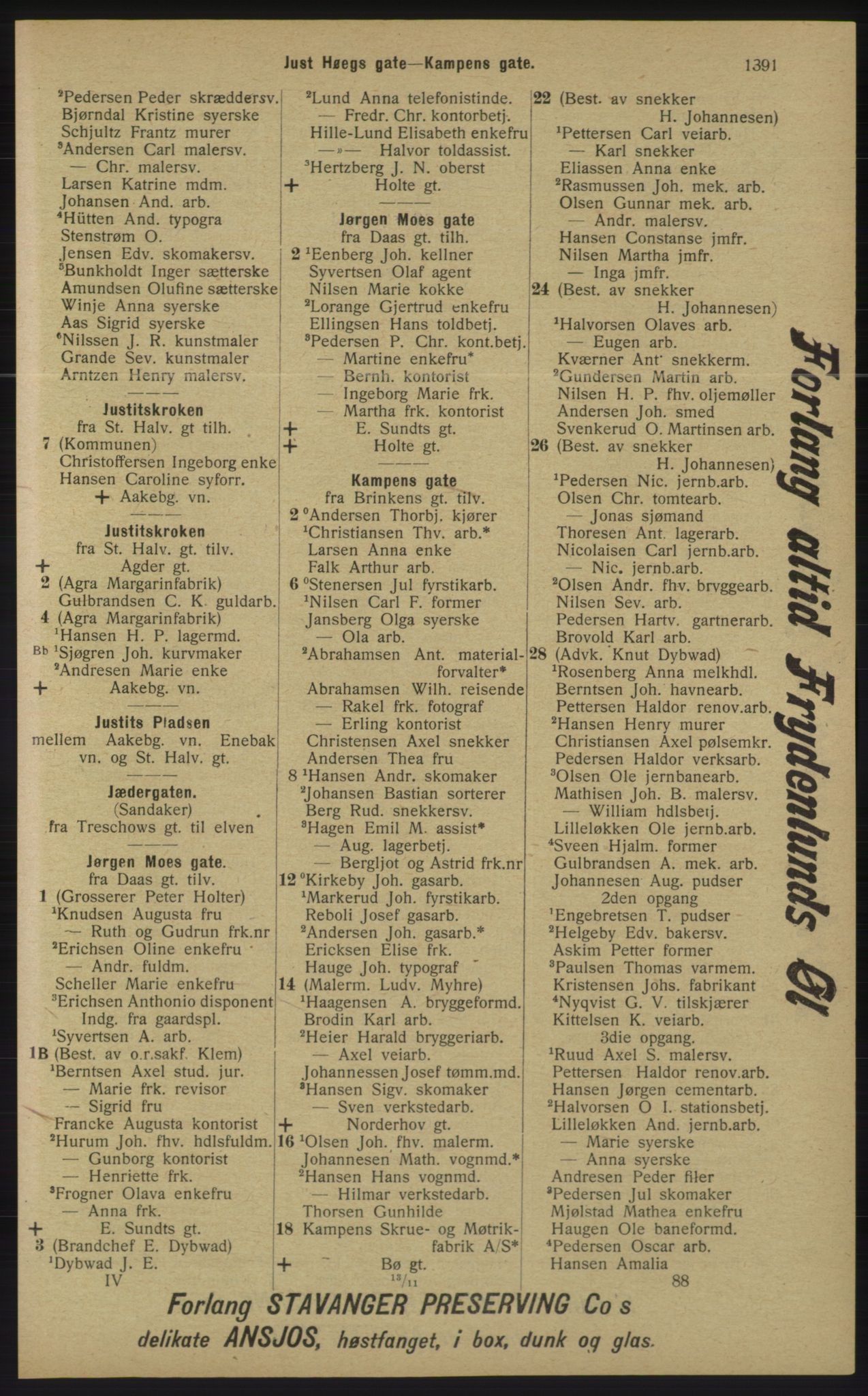 Kristiania/Oslo adressebok, PUBL/-, 1913, p. 1347