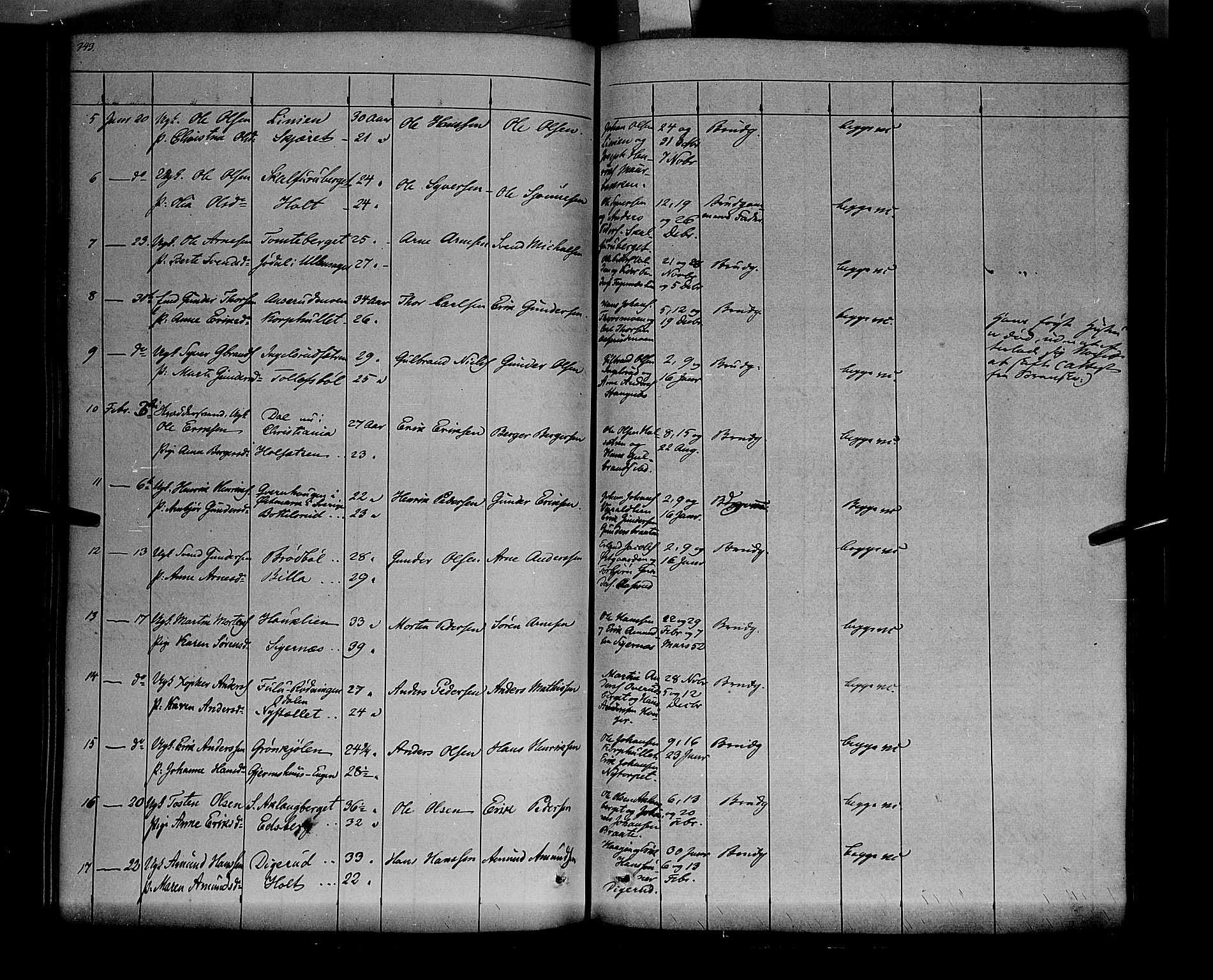 Vinger prestekontor, AV/SAH-PREST-024/H/Ha/Haa/L0009: Parish register (official) no. 9, 1847-1855, p. 343