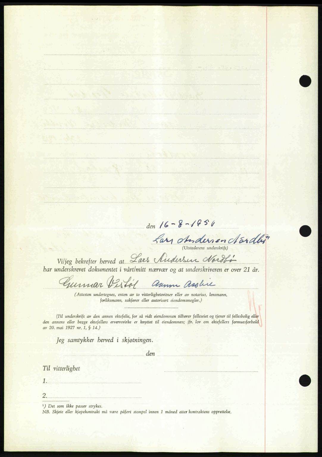 Nedenes sorenskriveri, SAK/1221-0006/G/Gb/Gba/L0063: Mortgage book no. A15, 1950-1950, Diary no: : 1335/1950