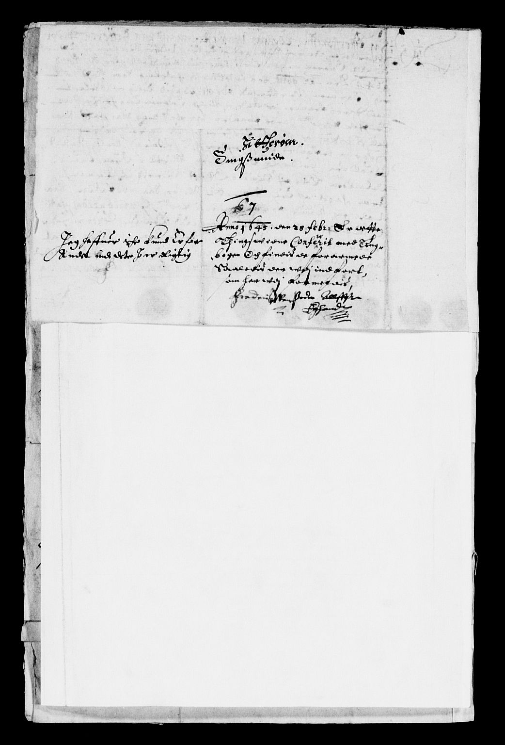 Rentekammeret inntil 1814, Reviderte regnskaper, Lensregnskaper, RA/EA-5023/R/Rb/Rbw/L0082: Trondheim len, 1644-1645