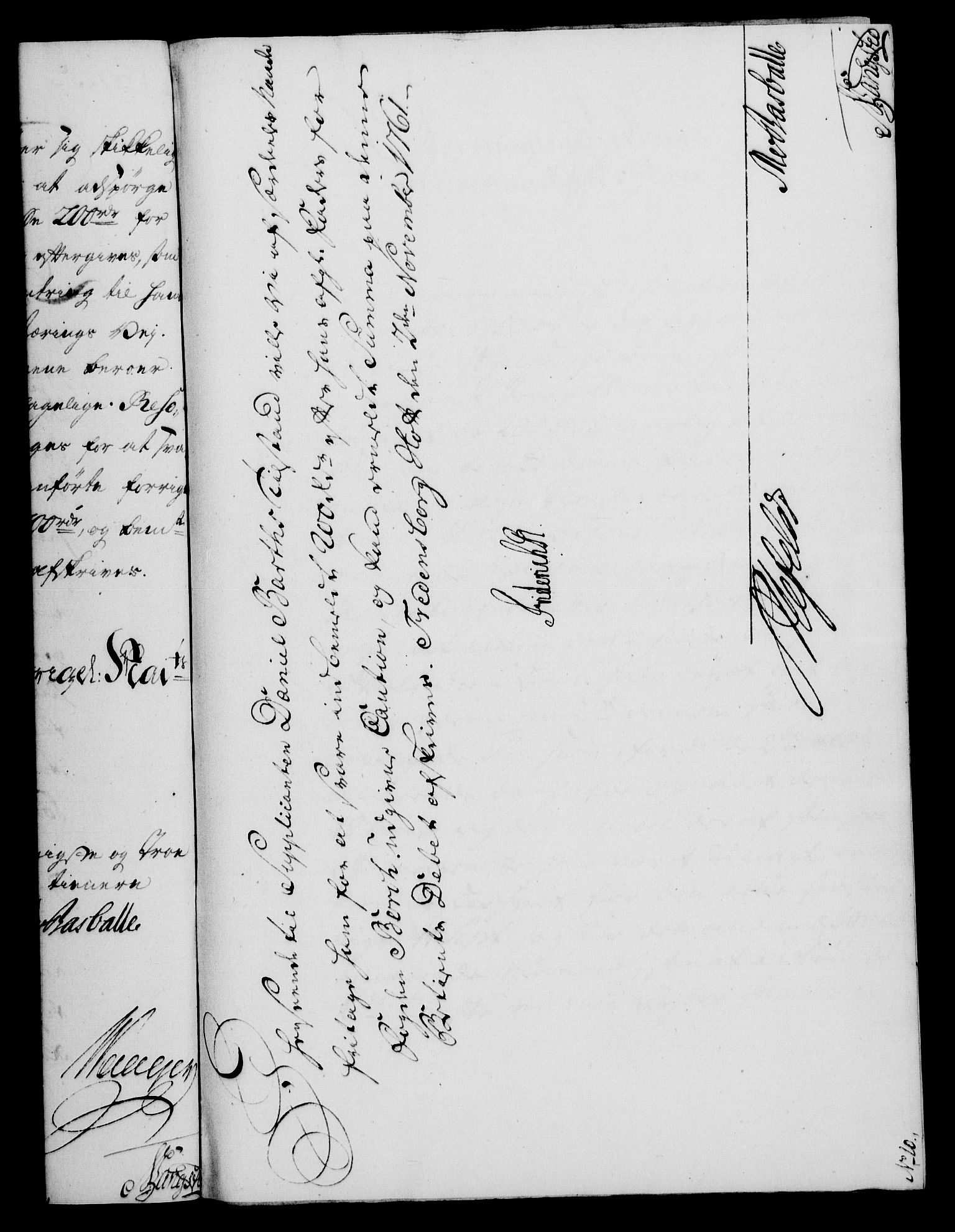 Rentekammeret, Kammerkanselliet, AV/RA-EA-3111/G/Gf/Gfa/L0043: Norsk relasjons- og resolusjonsprotokoll (merket RK 52.43), 1761, p. 468