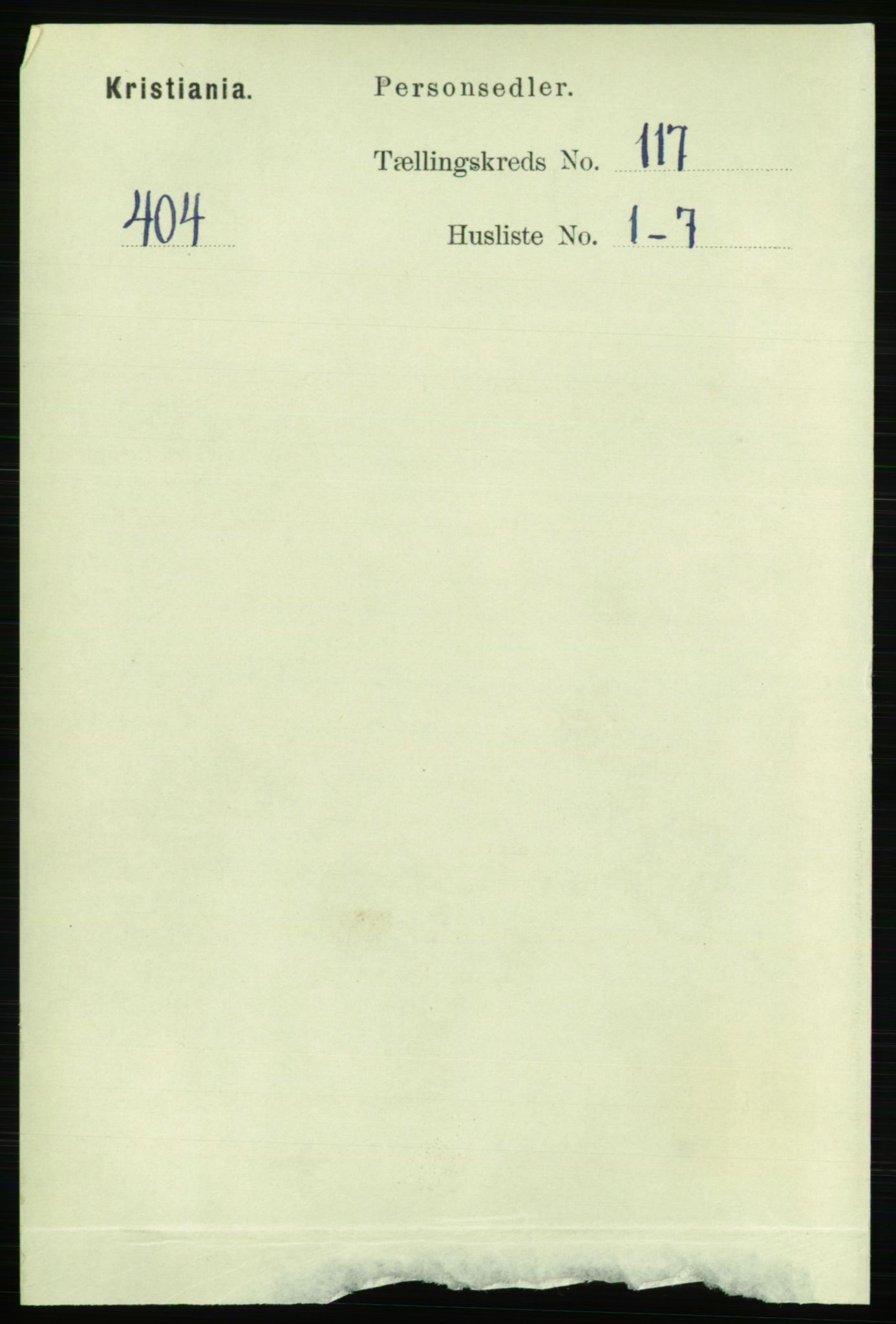 RA, 1891 census for 0301 Kristiania, 1891, p. 62956