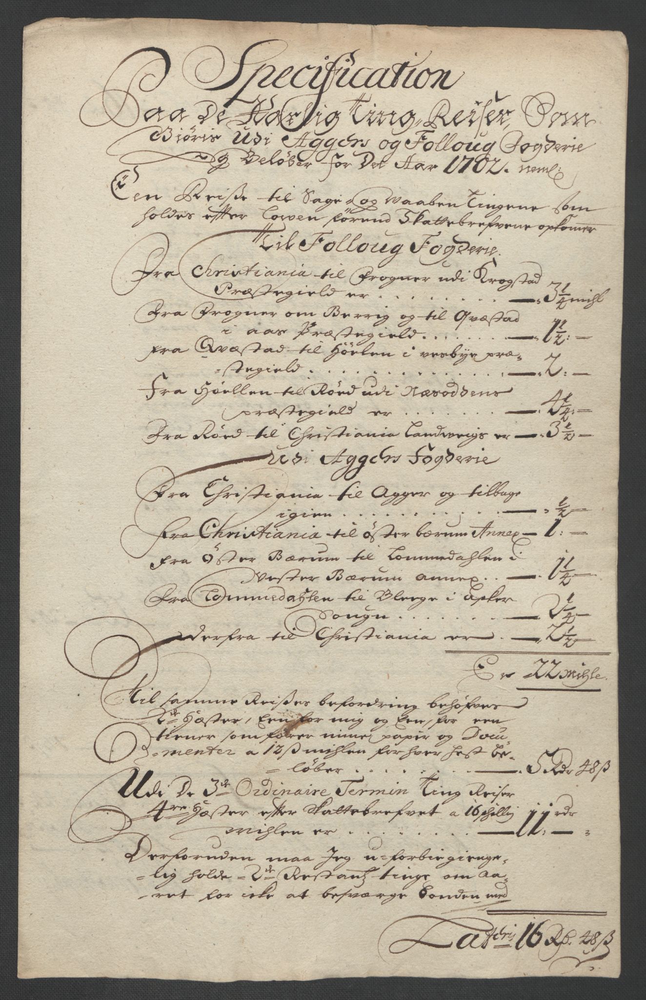 Rentekammeret inntil 1814, Reviderte regnskaper, Fogderegnskap, RA/EA-4092/R10/L0444: Fogderegnskap Aker og Follo, 1701-1702, p. 314