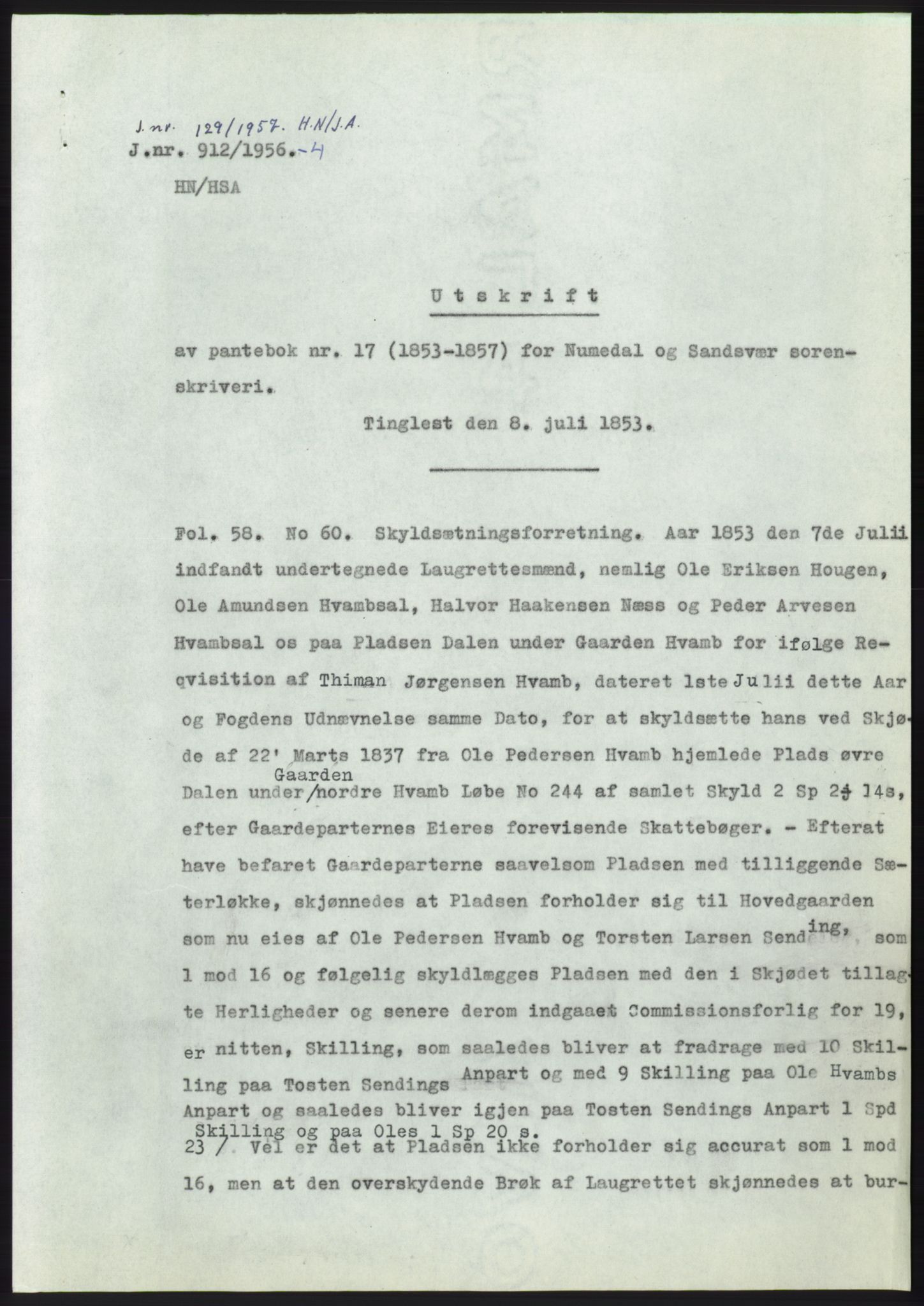 Statsarkivet i Kongsberg, SAKO/A-0001, 1956, p. 150