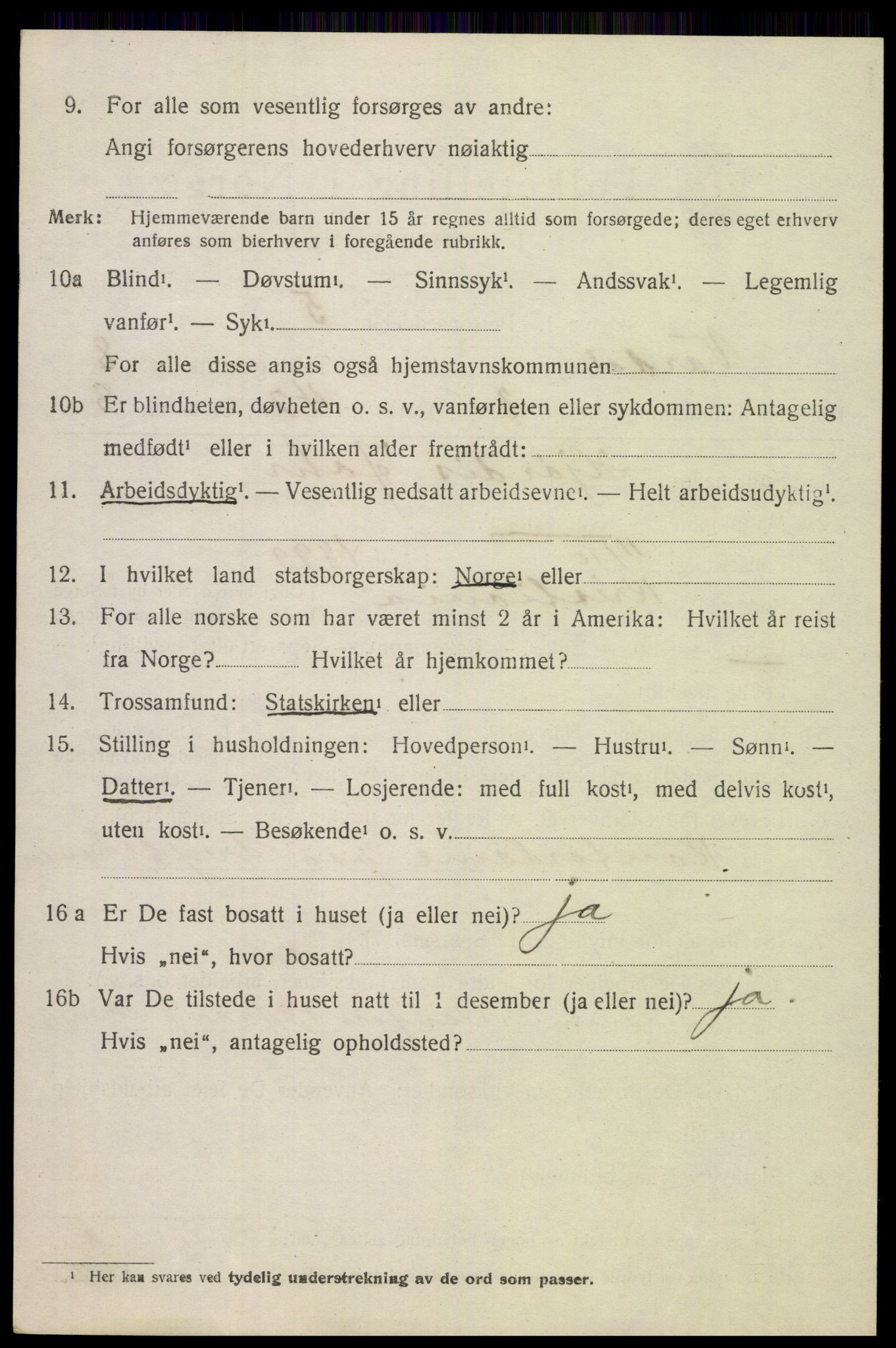 SAH, 1920 census for Vardal, 1920, p. 5746