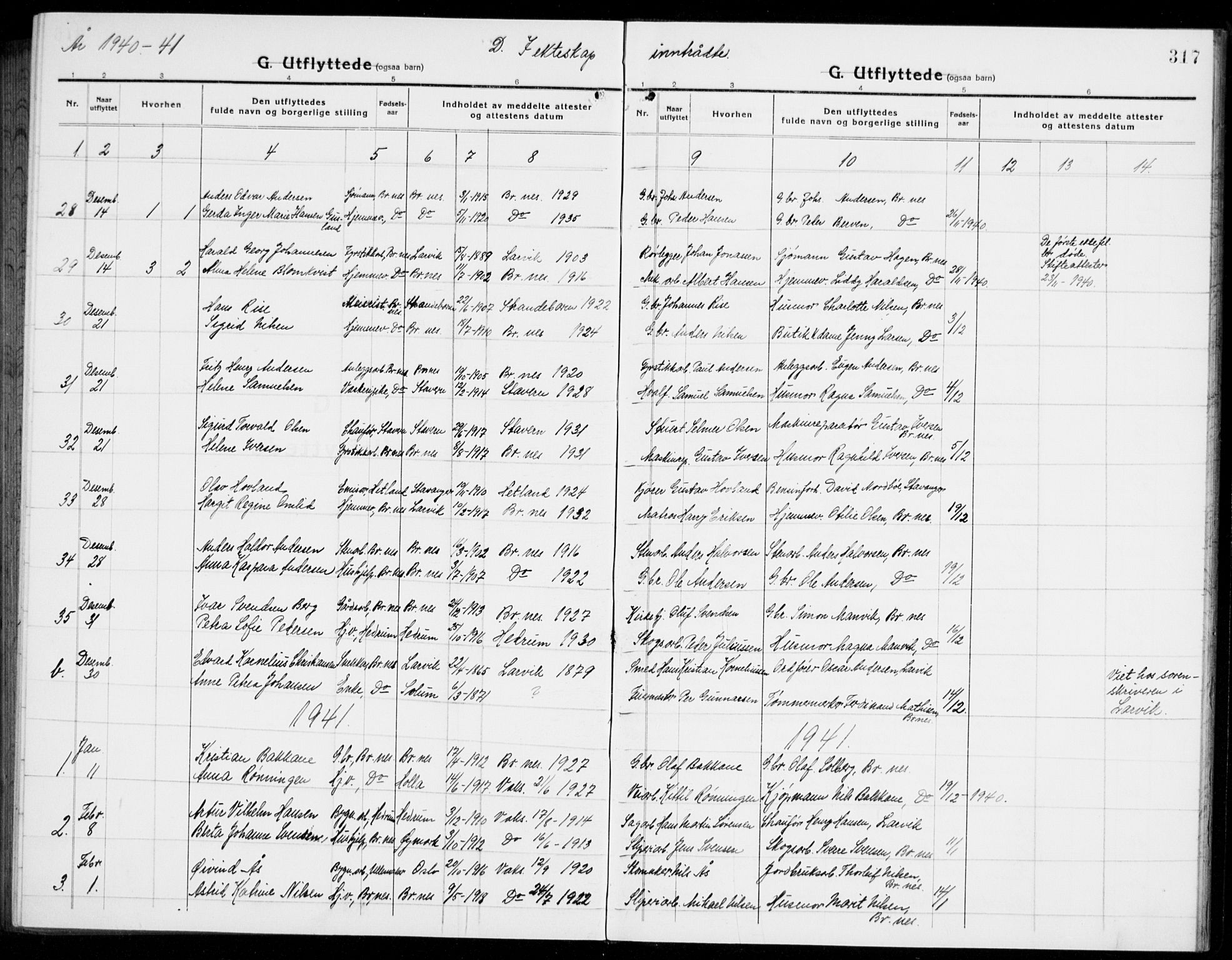 Brunlanes kirkebøker, SAKO/A-342/G/Ga/L0005: Parish register (copy) no. I 5, 1918-1941, p. 317