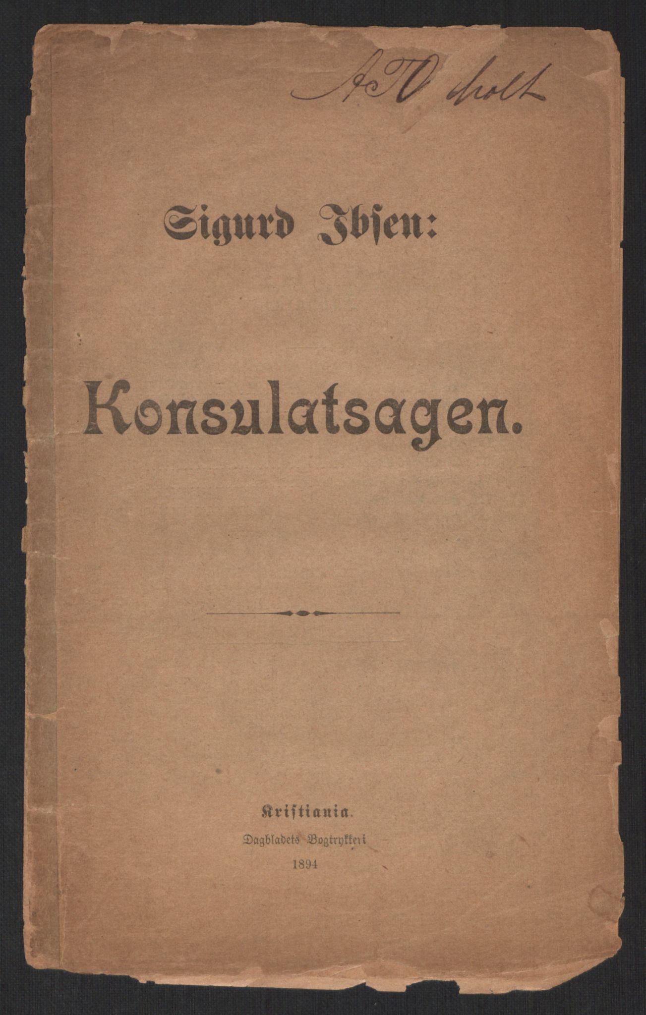 Venstres Hovedorganisasjon, RA/PA-0876/X/L0001: De eldste skrifter, 1860-1936, p. 621