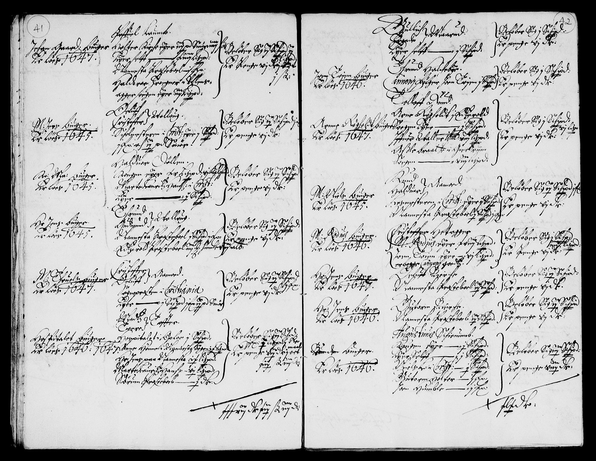 Rentekammeret inntil 1814, Reviderte regnskaper, Lensregnskaper, AV/RA-EA-5023/R/Rb/Rba/L0192: Akershus len, 1647