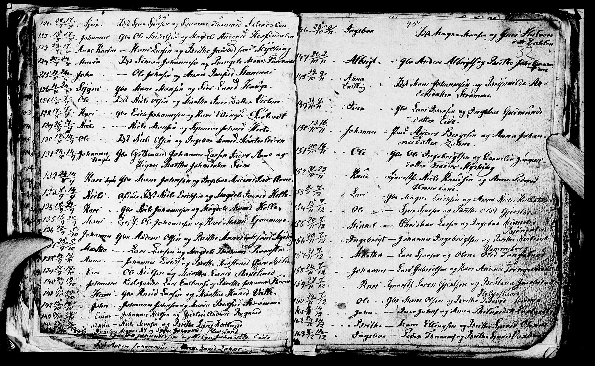 Haus sokneprestembete, AV/SAB-A-75601/H/Hab: Parish register (copy) no. A 1, 1830-1855, p. 32