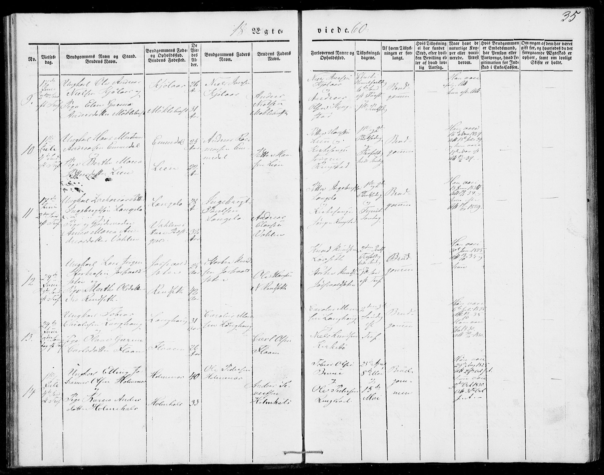 Ministerialprotokoller, klokkerbøker og fødselsregistre - Møre og Romsdal, AV/SAT-A-1454/520/L0276: Parish register (official) no. 520A06, 1844-1881, p. 35