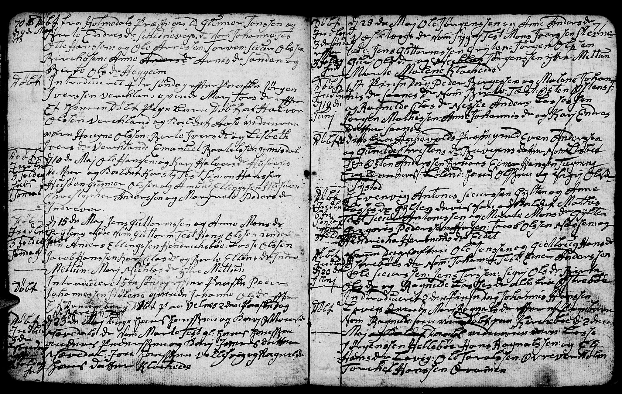 Gulen sokneprestembete, AV/SAB-A-80201/H/Hab: Parish register (copy) no. A 1, 1786-1791, p. 88