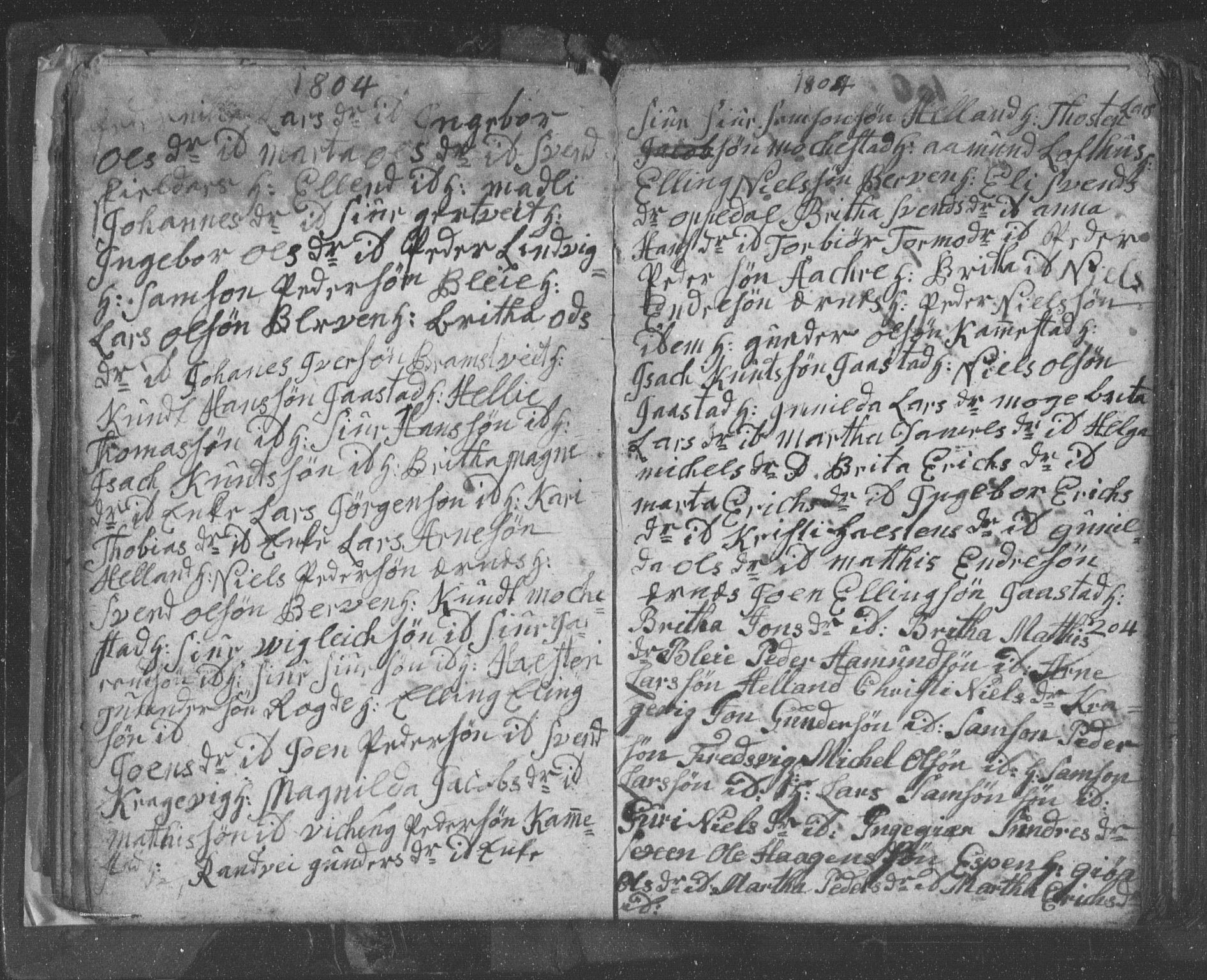 Ullensvang sokneprestembete, SAB/A-78701/H/Hab: Parish register (copy) no. B 8, 1804-1811